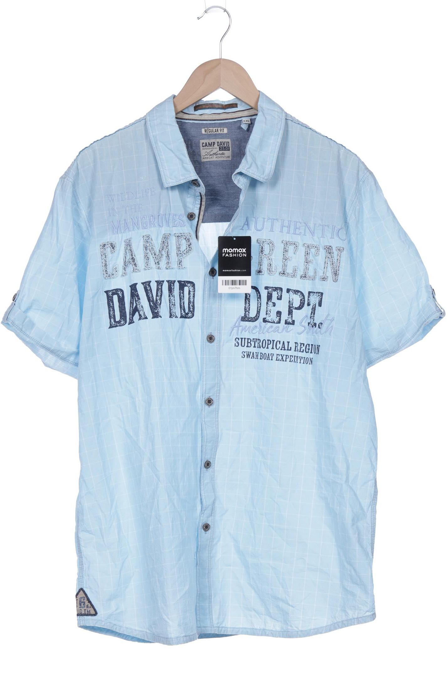 

Camp David Herren Hemd, hellblau, Gr. 56