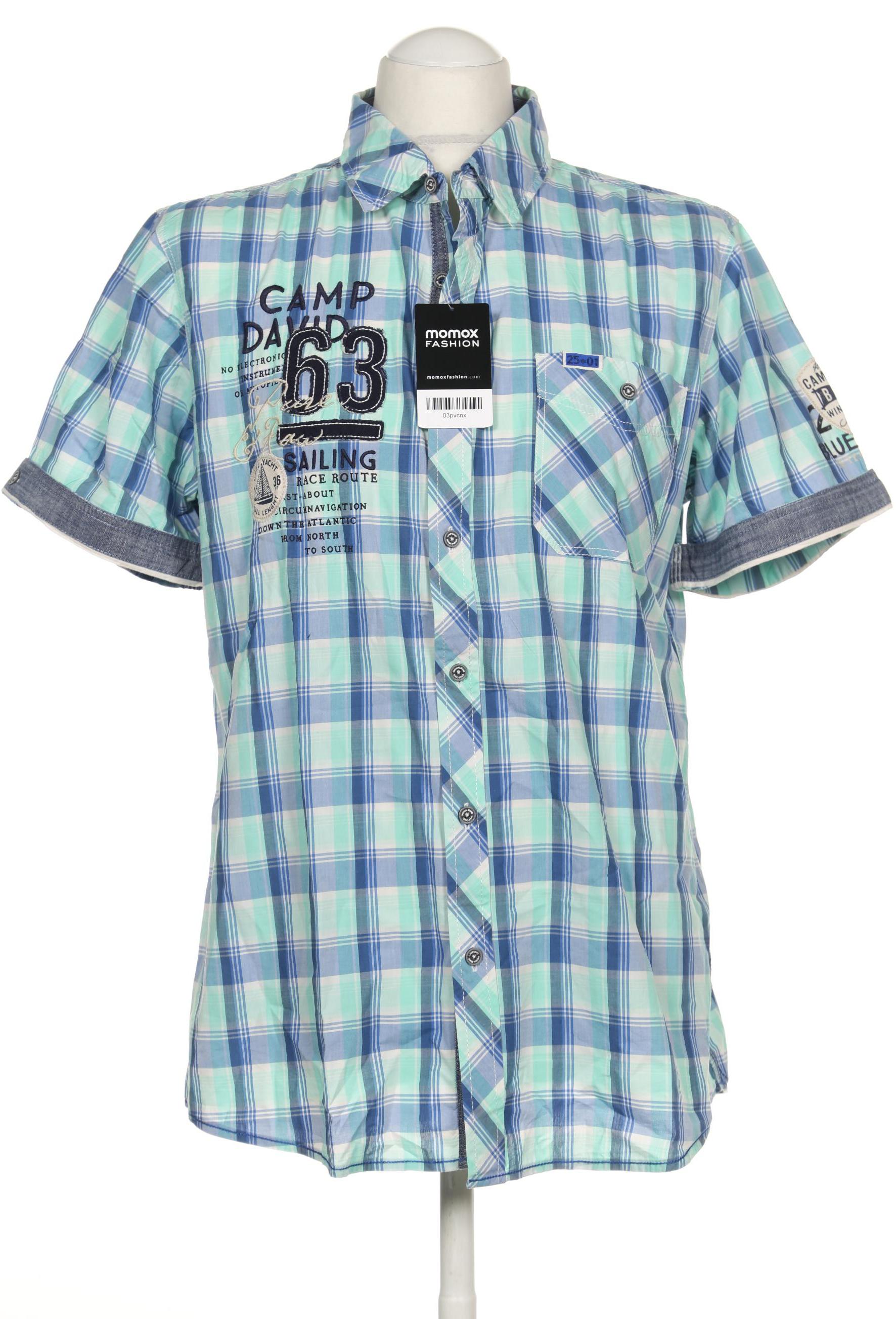 

Camp David Herren Hemd, blau