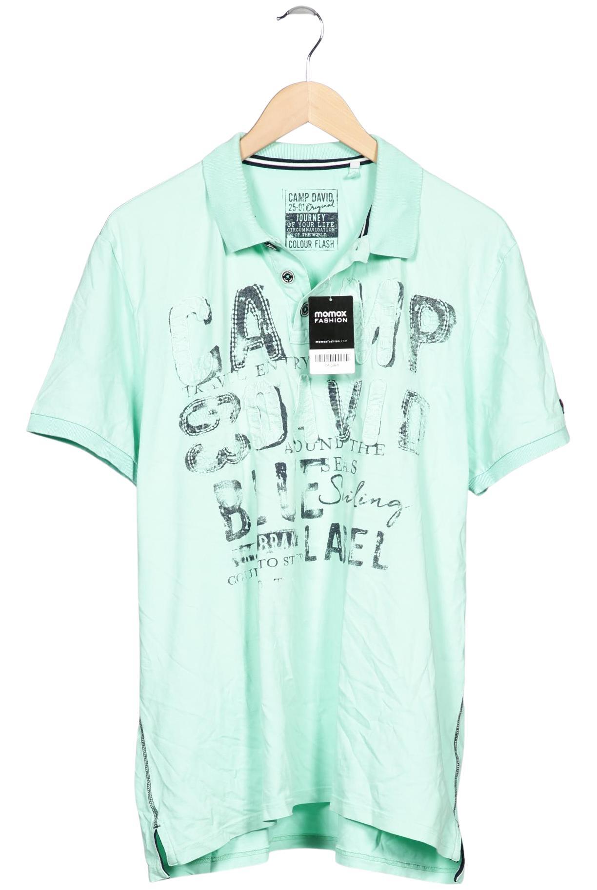 Thumbnail - Camp David Herren Poloshirt, hellgrün, Gr. 56