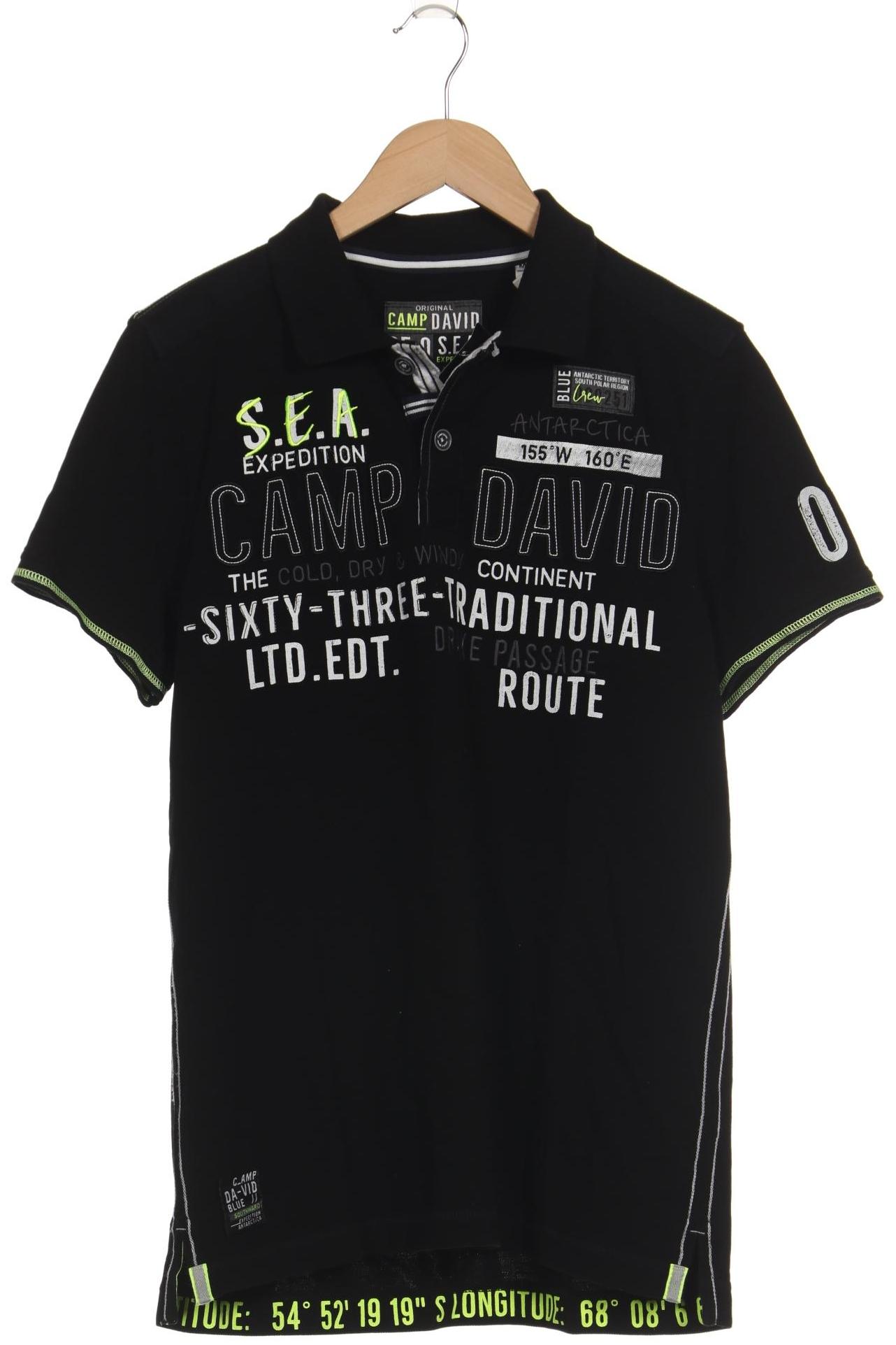 

Camp David Herren Poloshirt, schwarz, Gr. 48