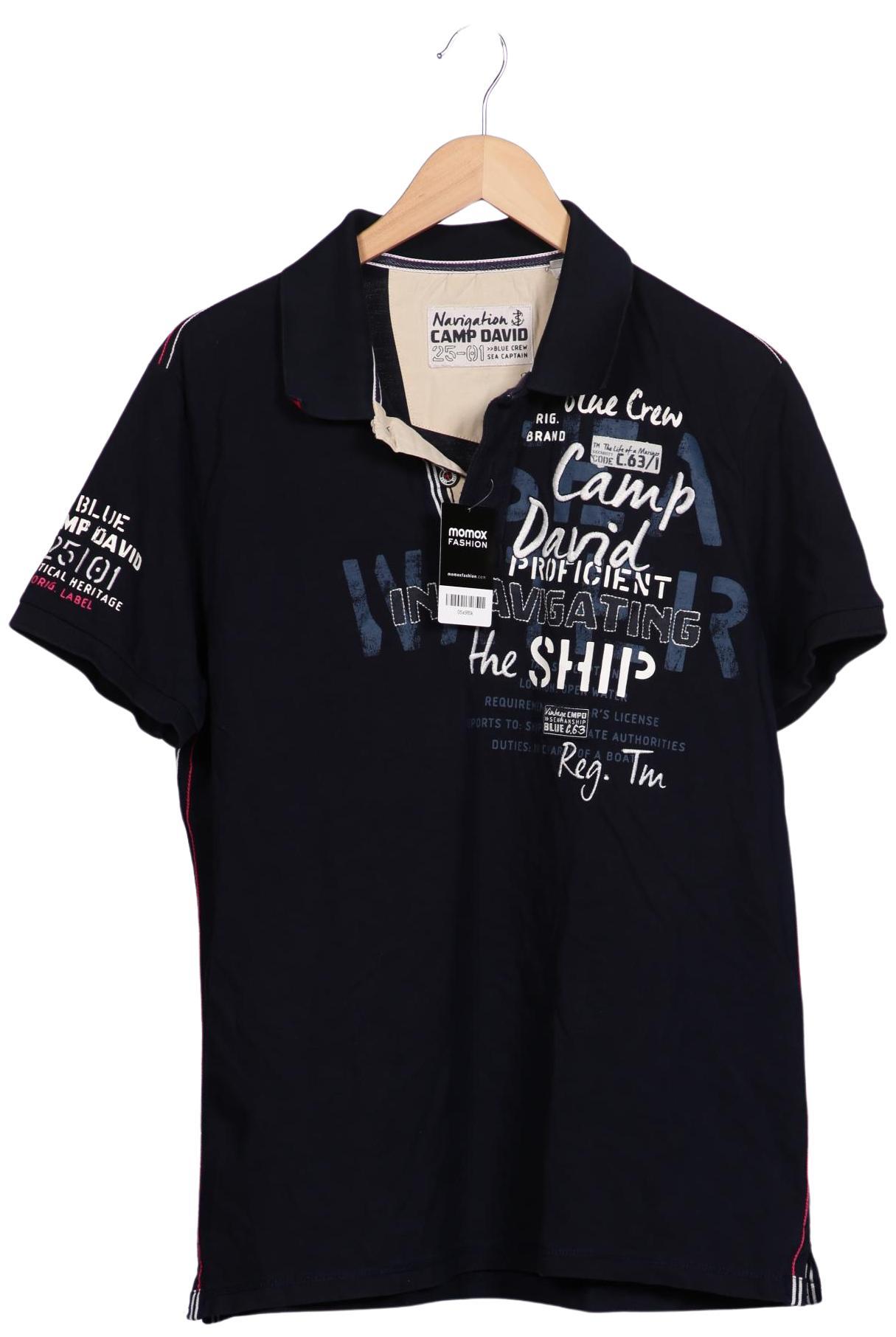 

Camp David Herren Poloshirt, marineblau, Gr. 54