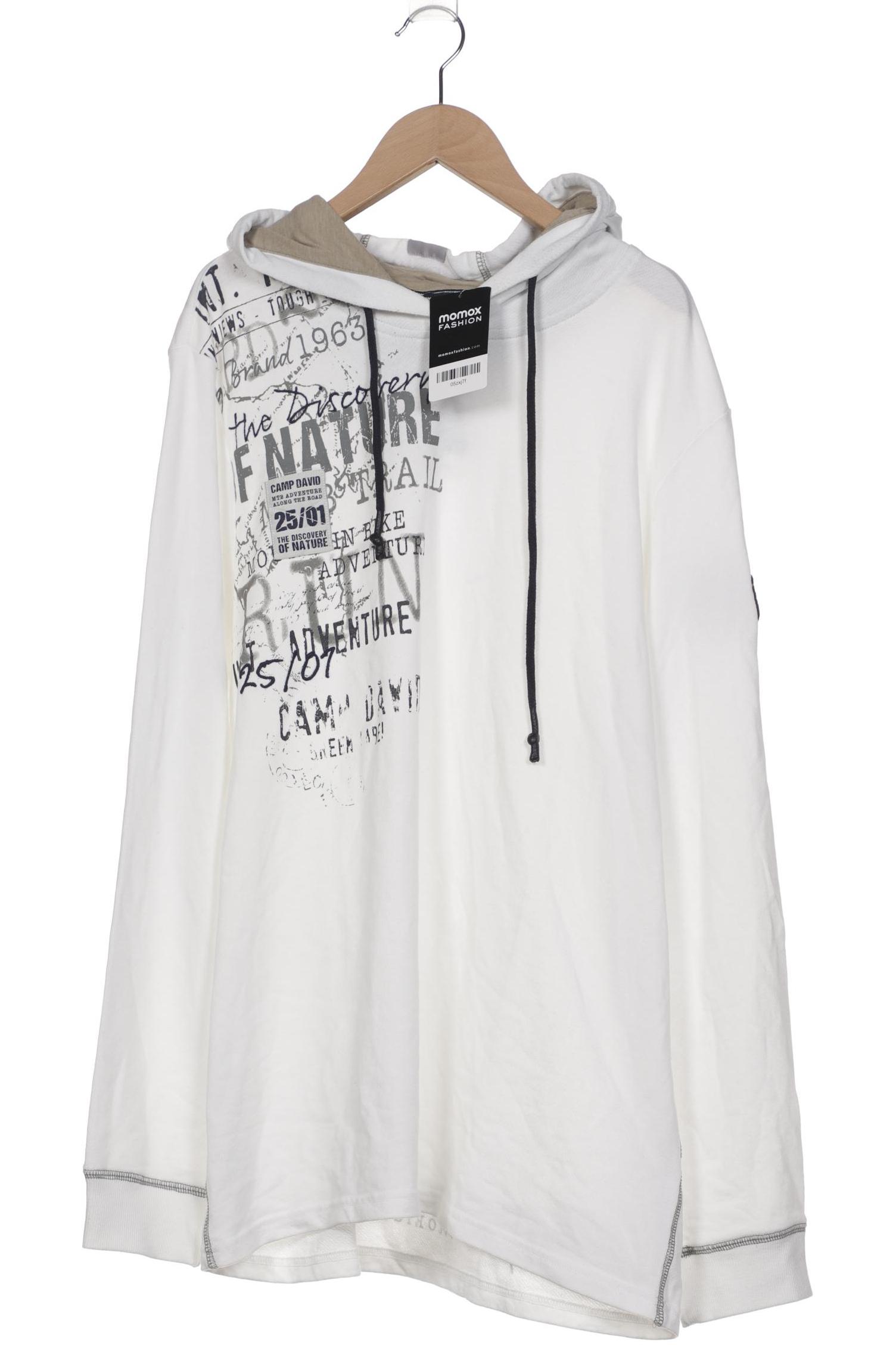 

Camp David Herren Kapuzenpullover, weiß, Gr. 54