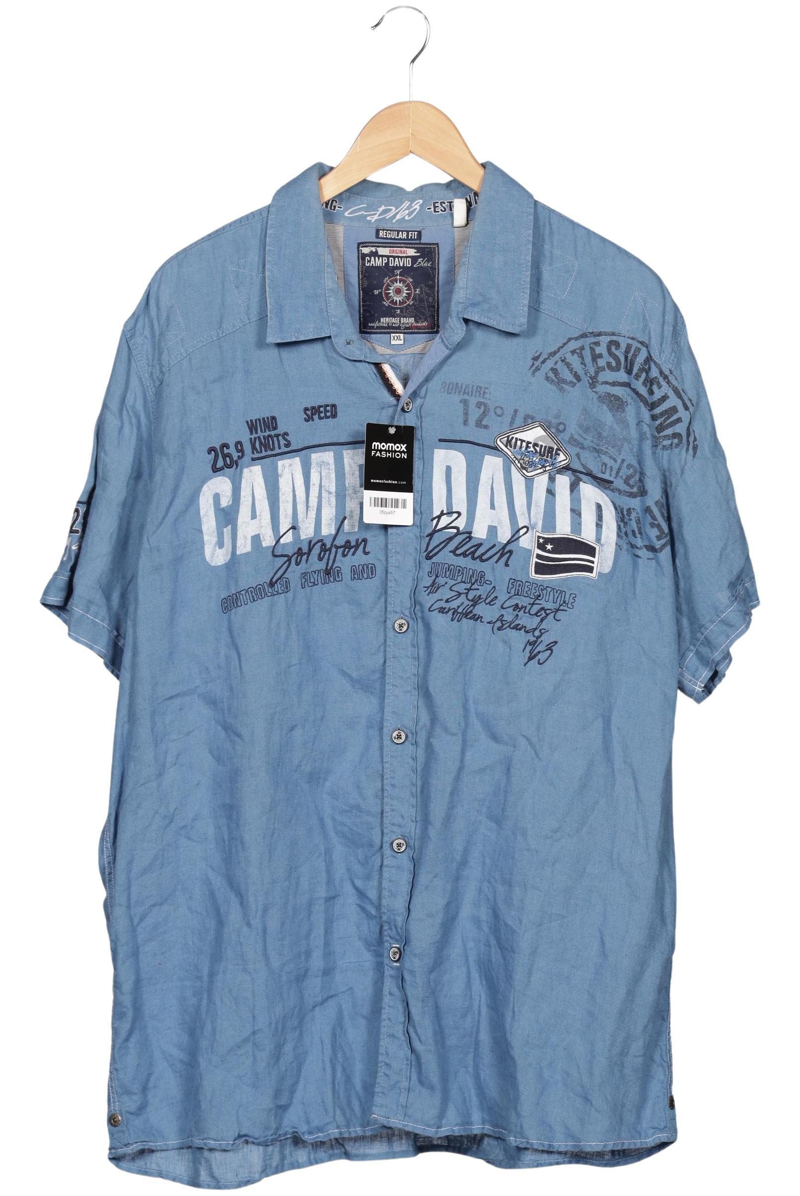 

Camp David Herren Hemd, hellblau, Gr. 56