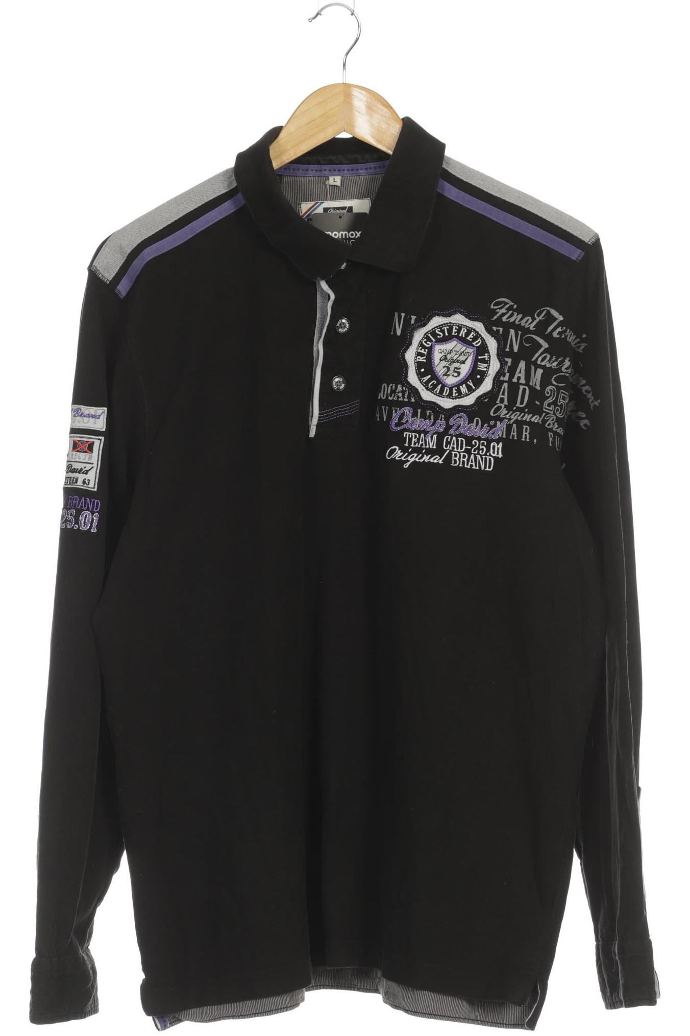 

Camp David Herren Poloshirt, schwarz, Gr.