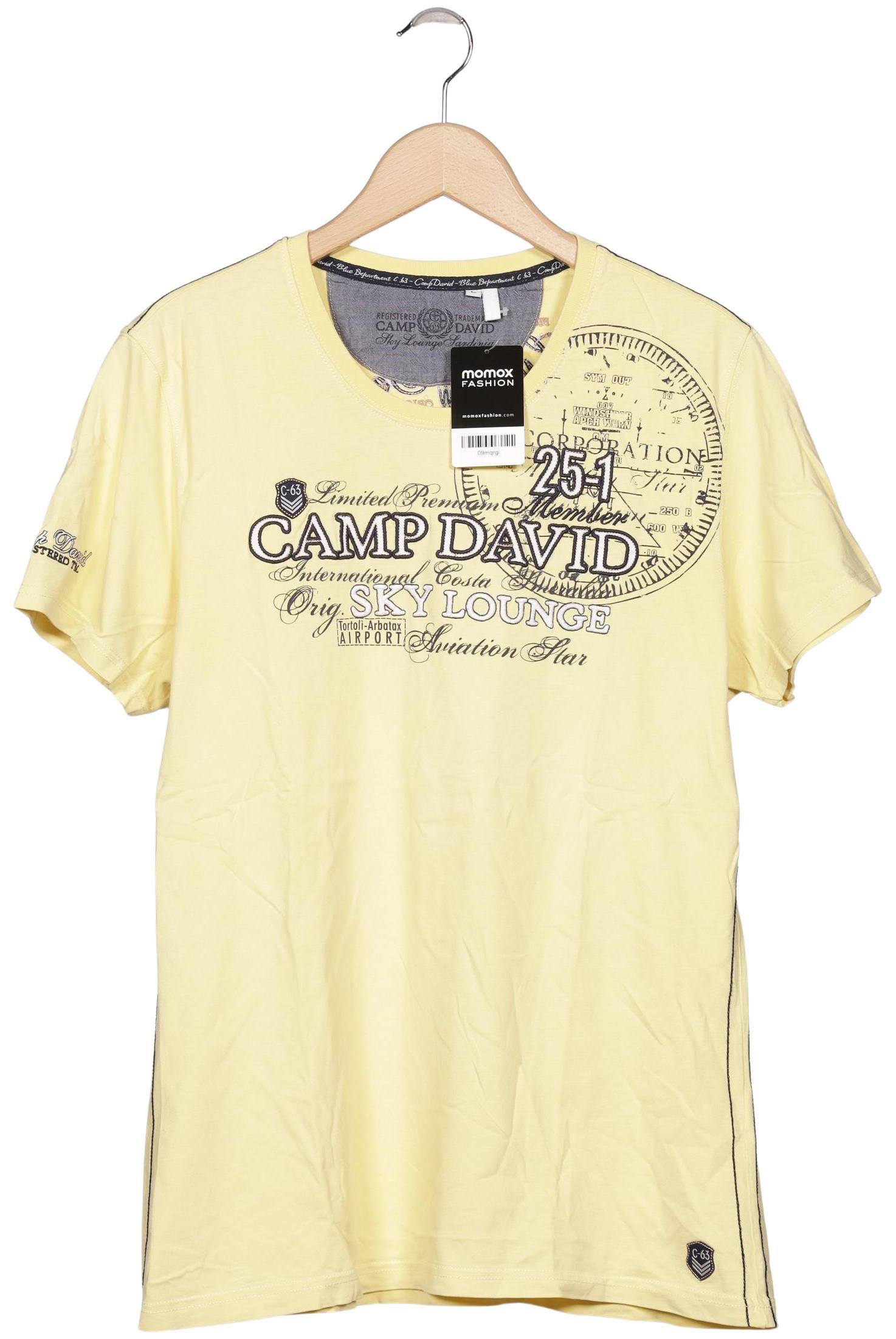 

Camp David Herren T-Shirt, gelb, Gr. 52