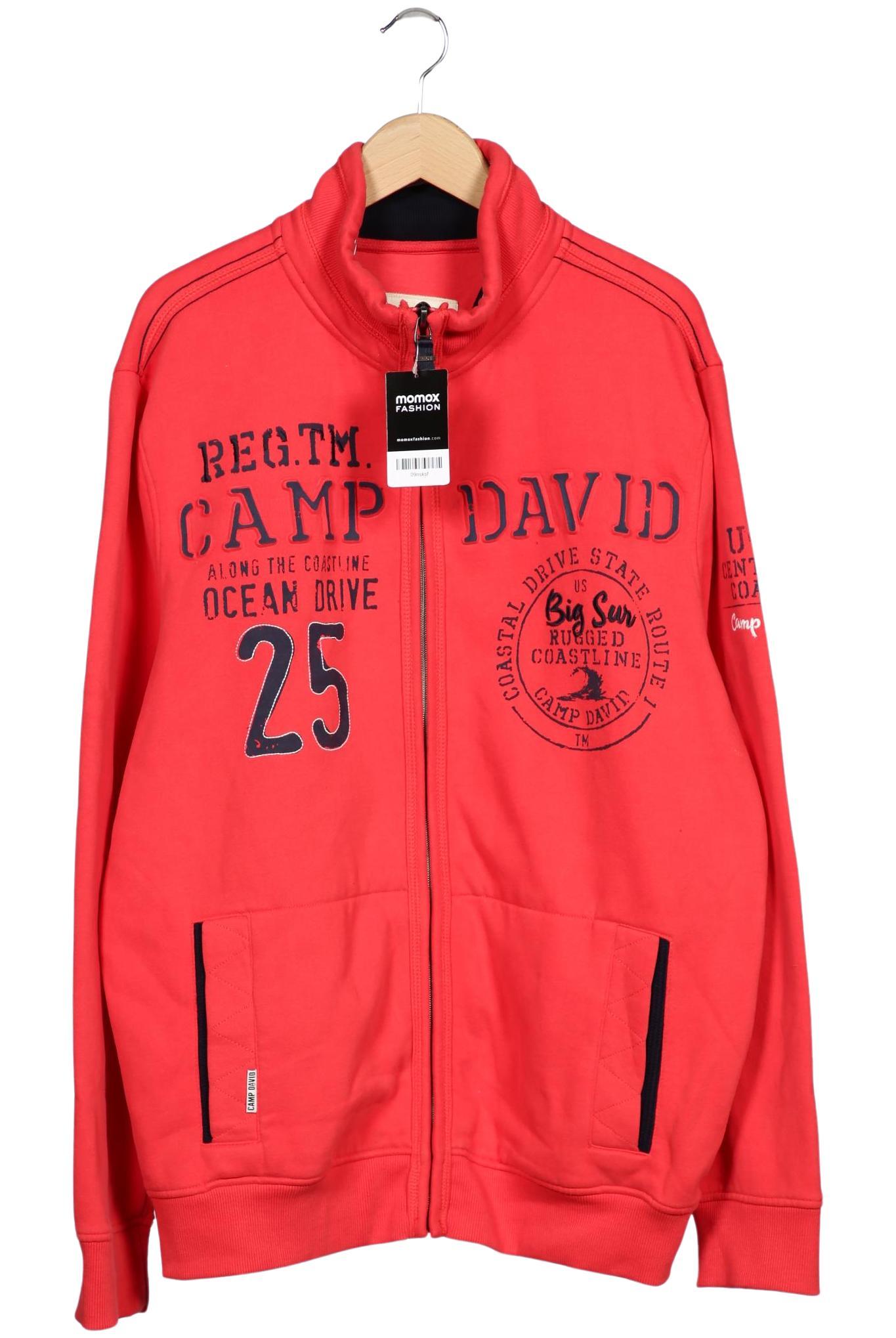 

Camp David Herren Sweatshirt, rot, Gr. 56