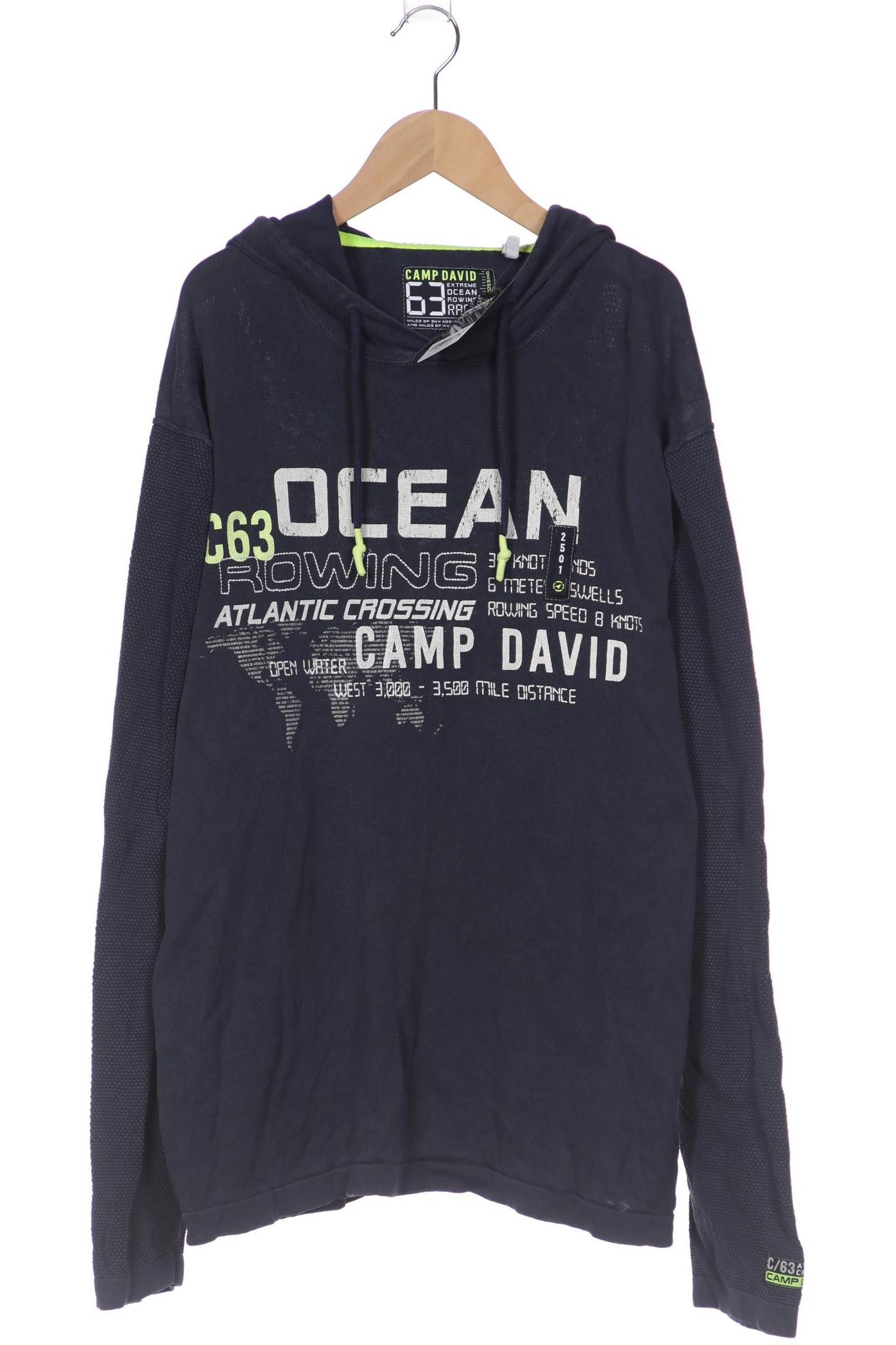 

Camp David Herren Langarmshirt, marineblau