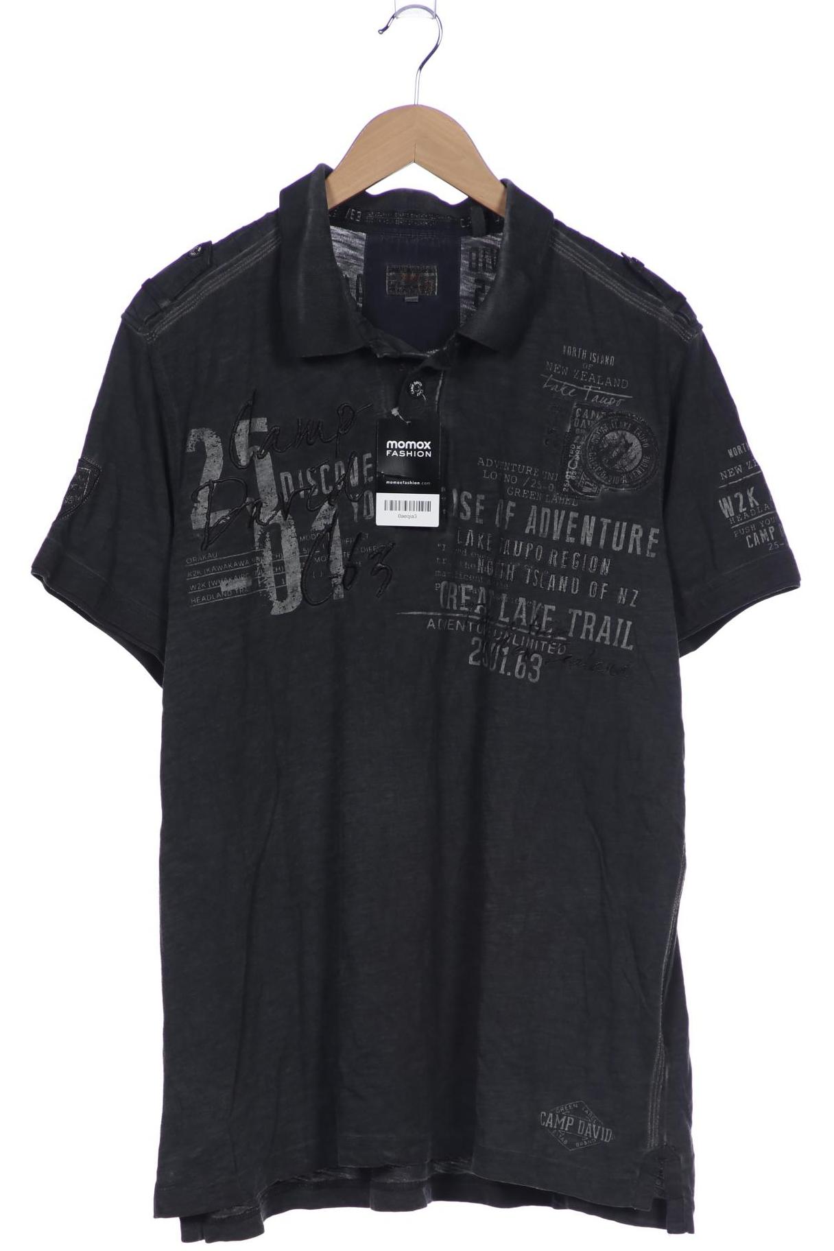 

Camp David Herren Poloshirt, grau, Gr. 56