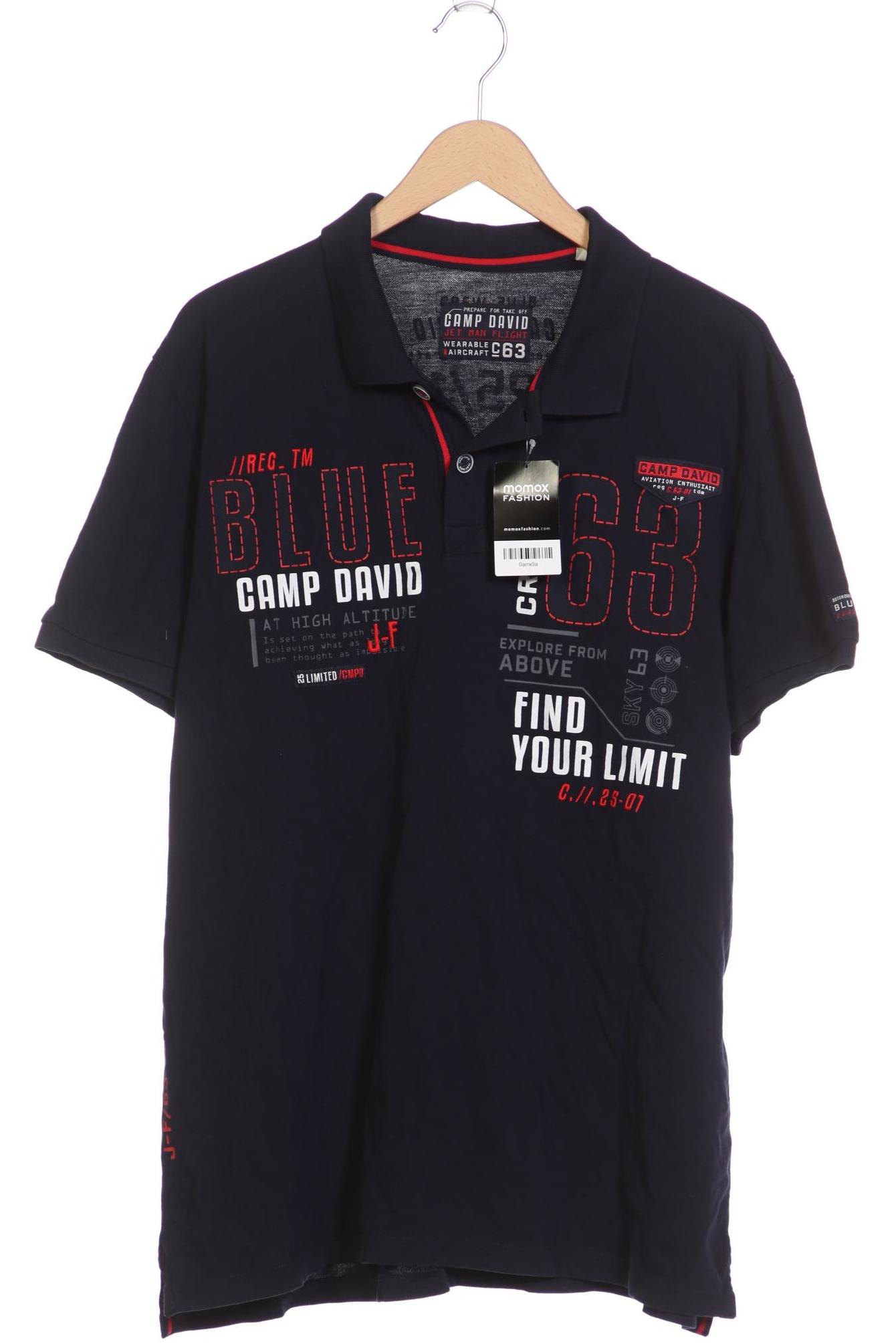 

Camp David Herren Poloshirt, marineblau, Gr. 56