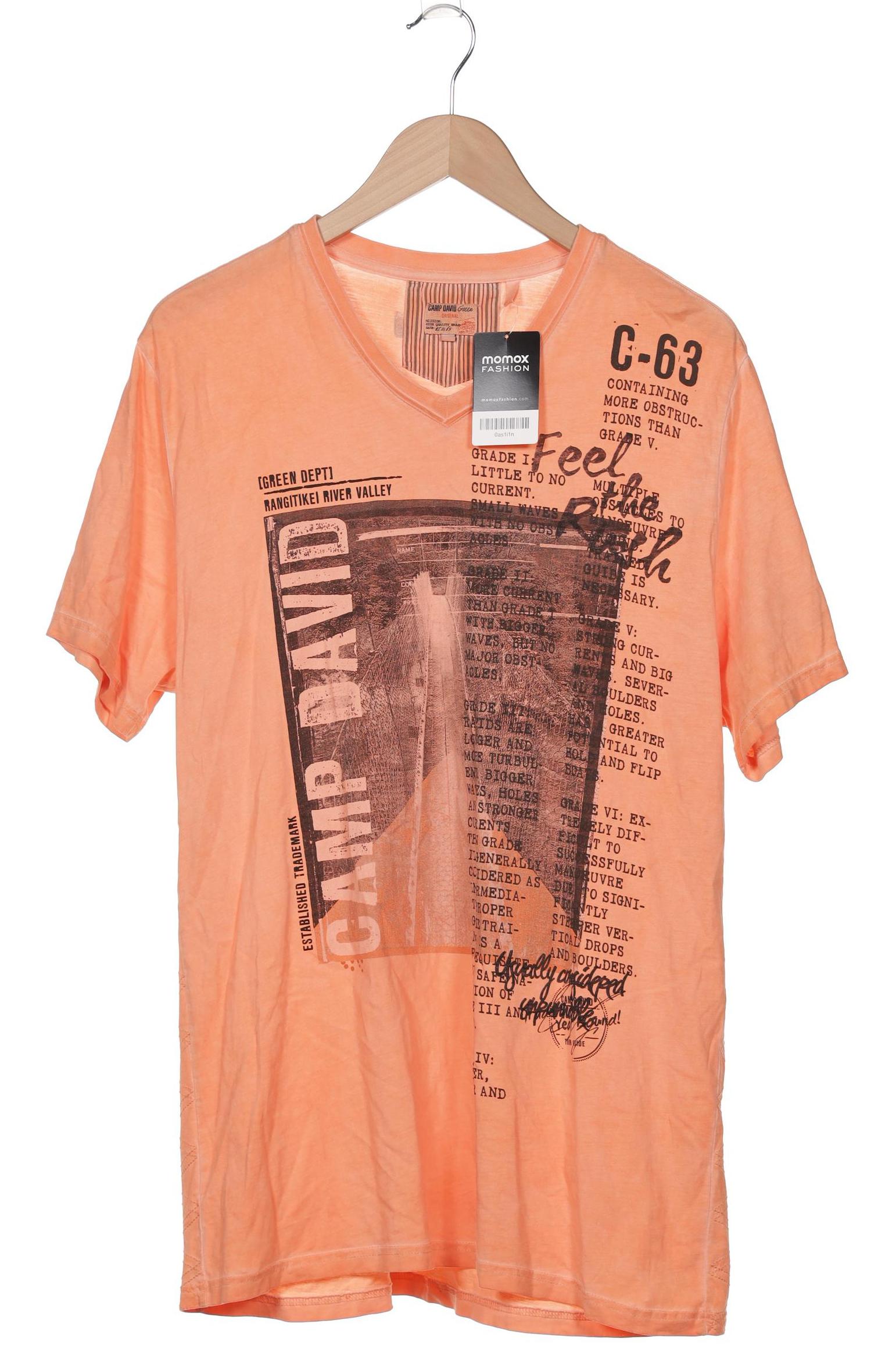 

Camp David Herren T-Shirt, orange, Gr. 56