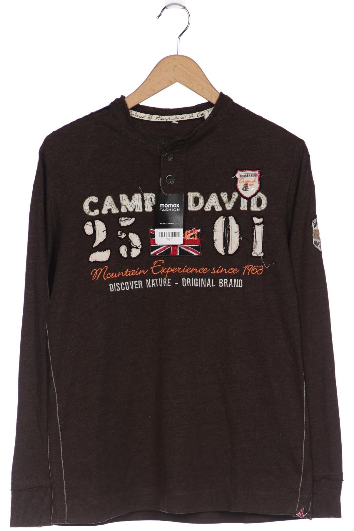 

Camp David Herren Sweatshirt, braun