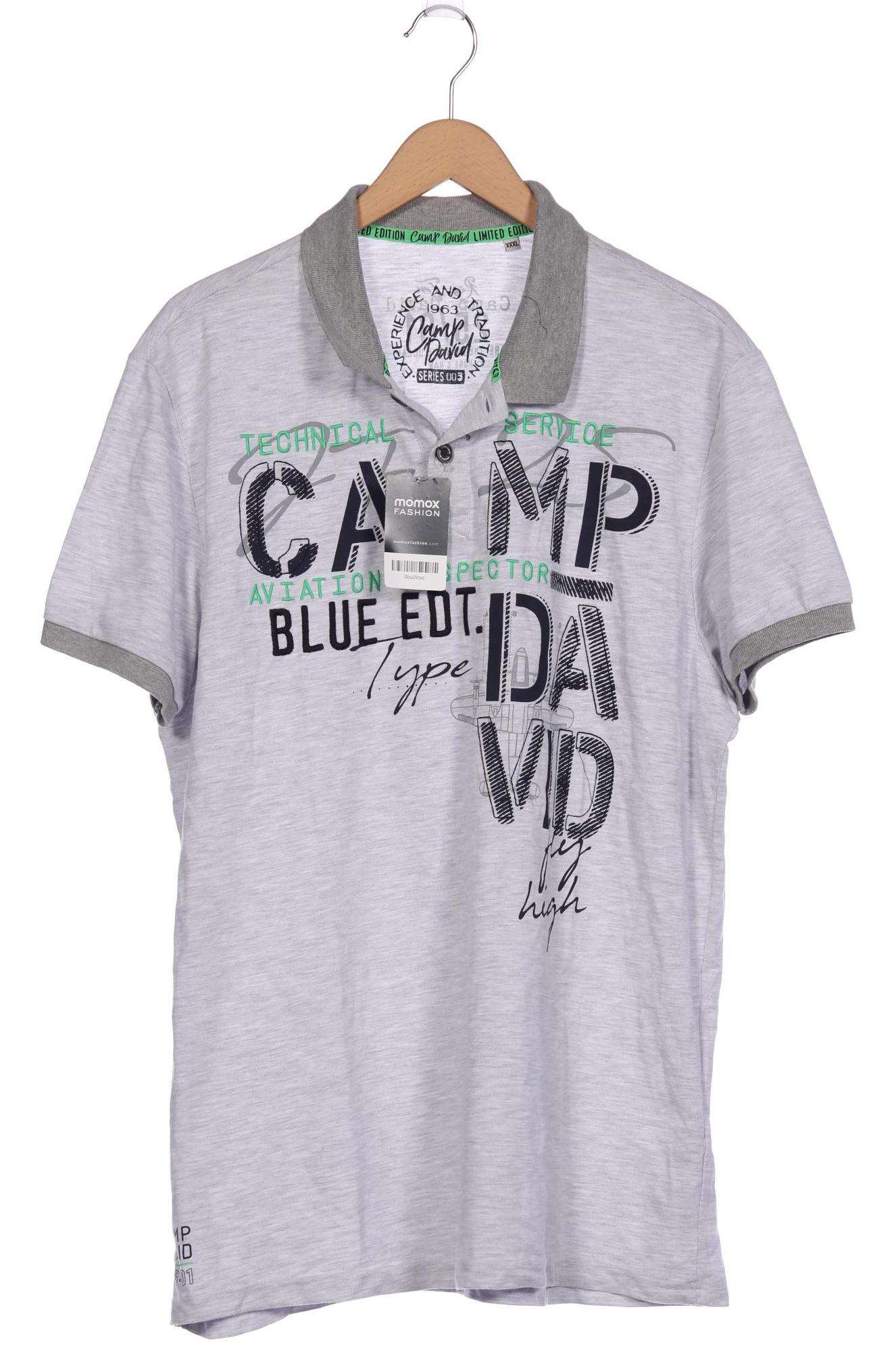 

Camp David Herren Poloshirt, grau, Gr. 58