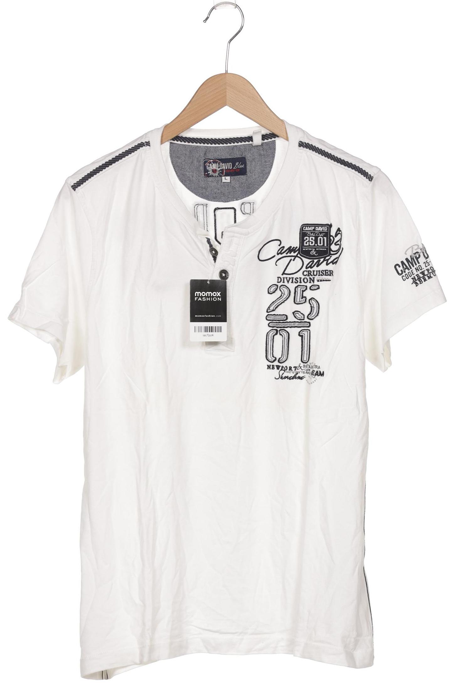 

Camp David Herren T-Shirt, weiß, Gr. 52