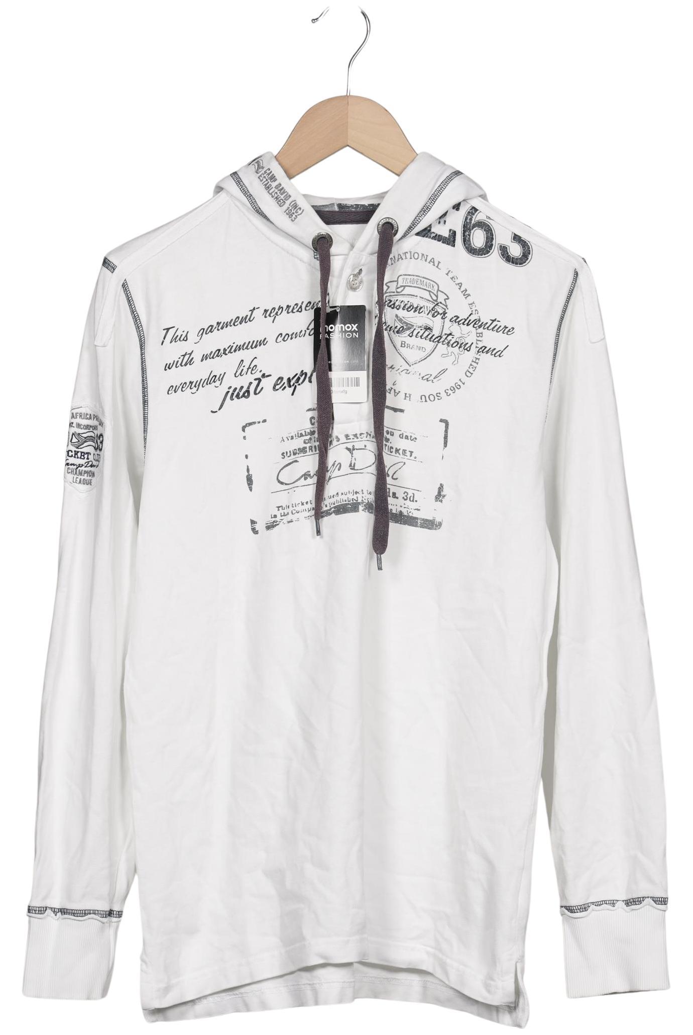 Thumbnail - Camp David Herren Kapuzenpullover, weiß, Gr. 46