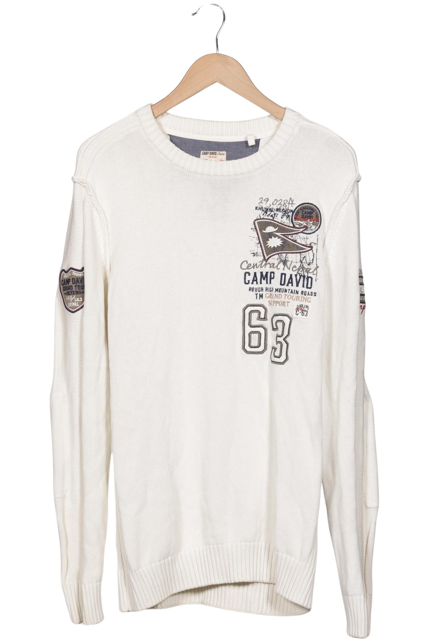 

Camp David Herren Pullover, cremeweiß, Gr. 52