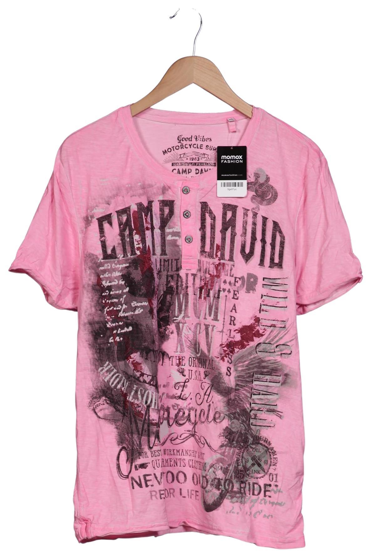 

Camp David Herren T-Shirt, pink, Gr. 54