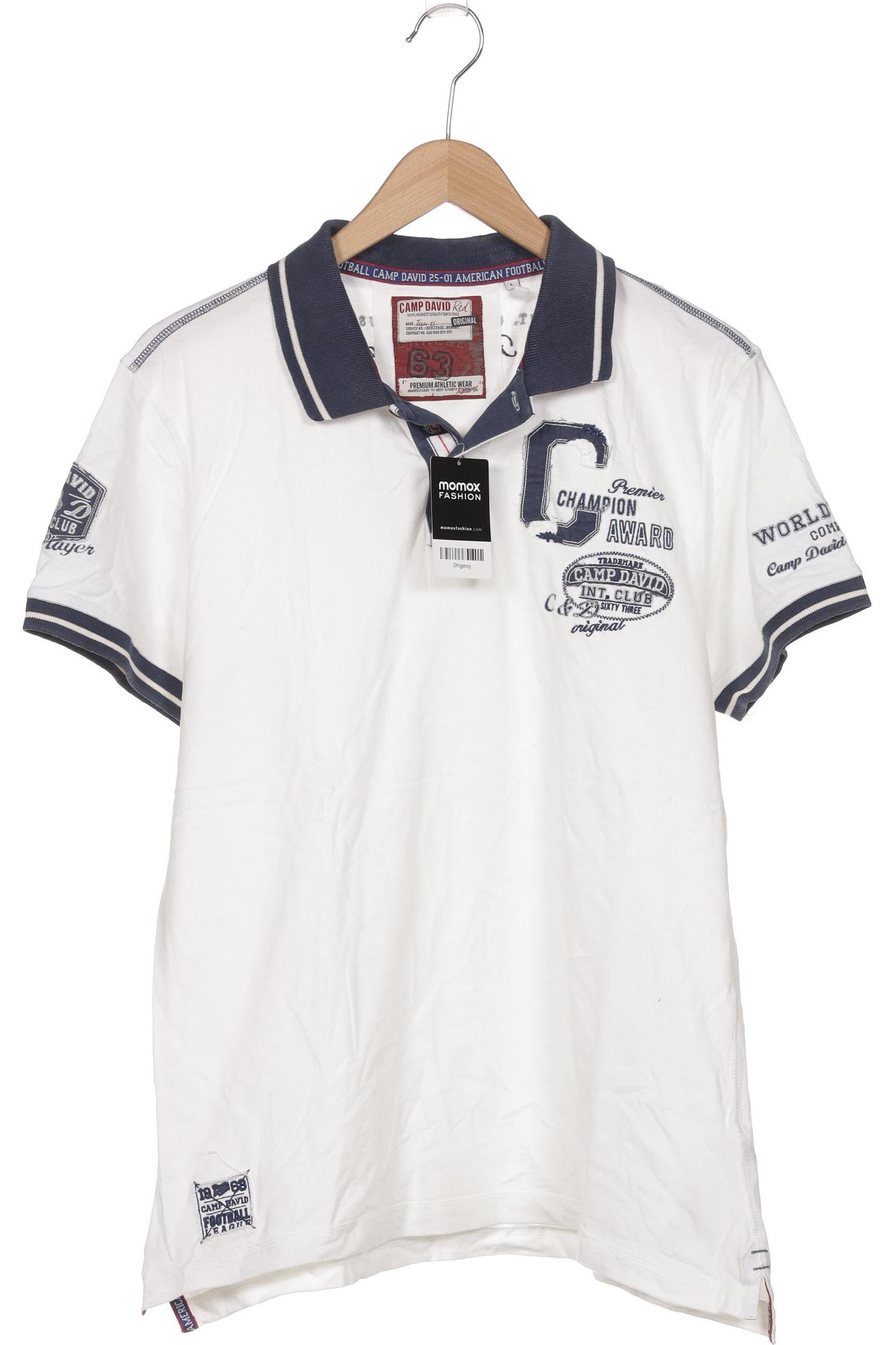

Camp David Herren Poloshirt, weiß, Gr. 52