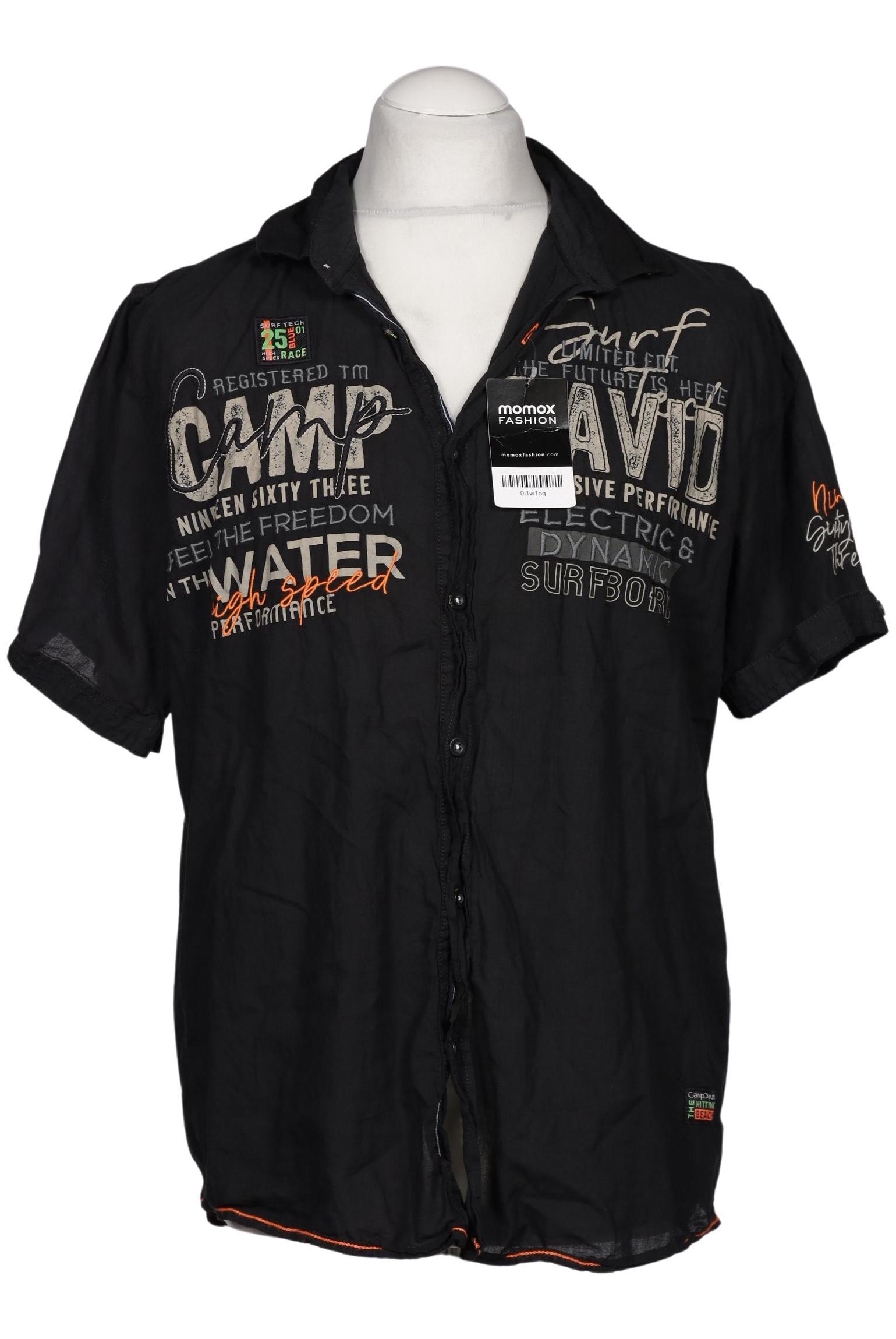 

Camp David Herren Hemd, schwarz, Gr. 52