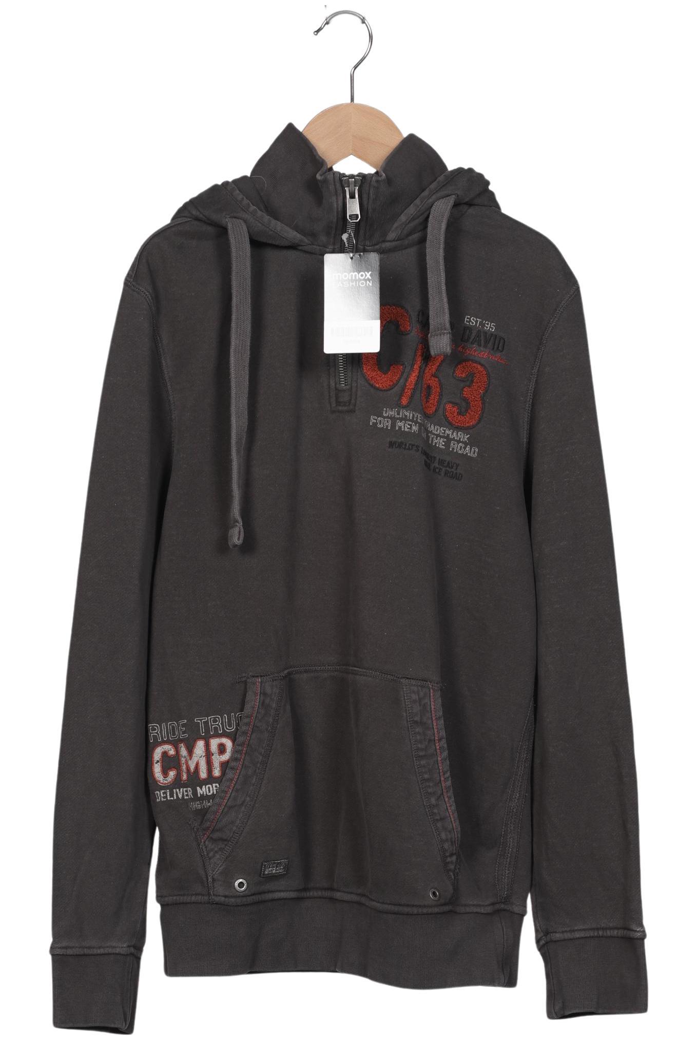 

Camp David Herren Kapuzenpullover, grau, Gr. 46