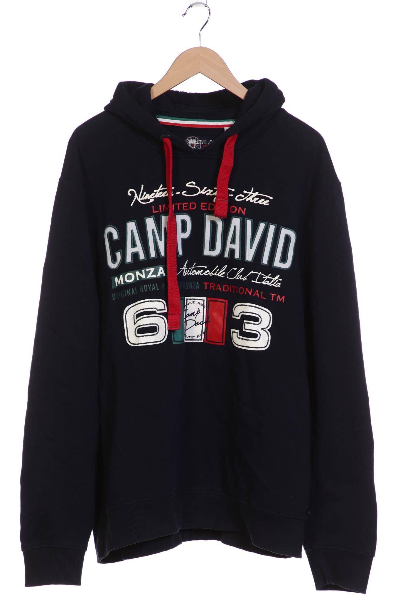 

Camp David Herren Kapuzenpullover, marineblau, Gr. 58