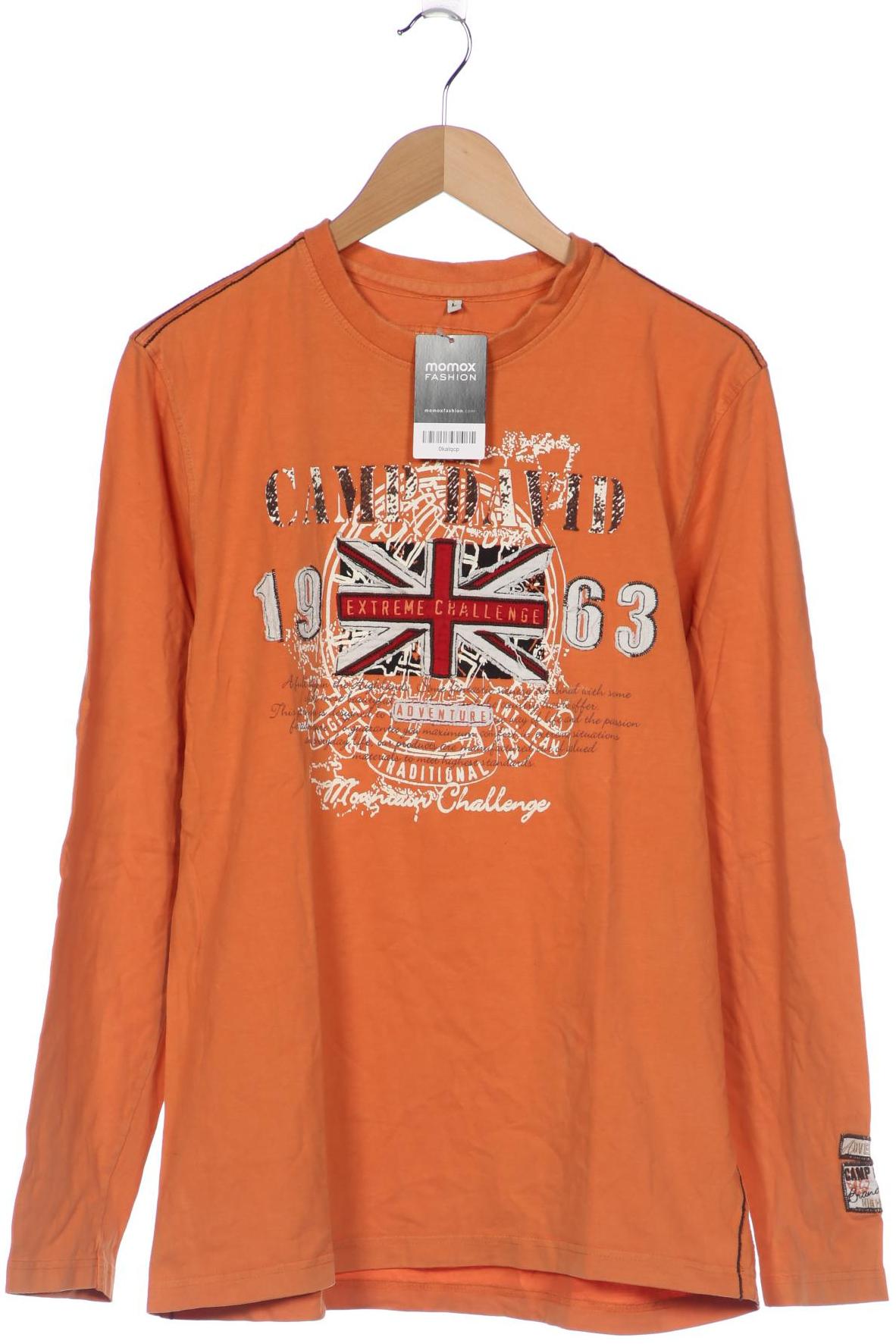 

Camp David Herren Langarmshirt, orange