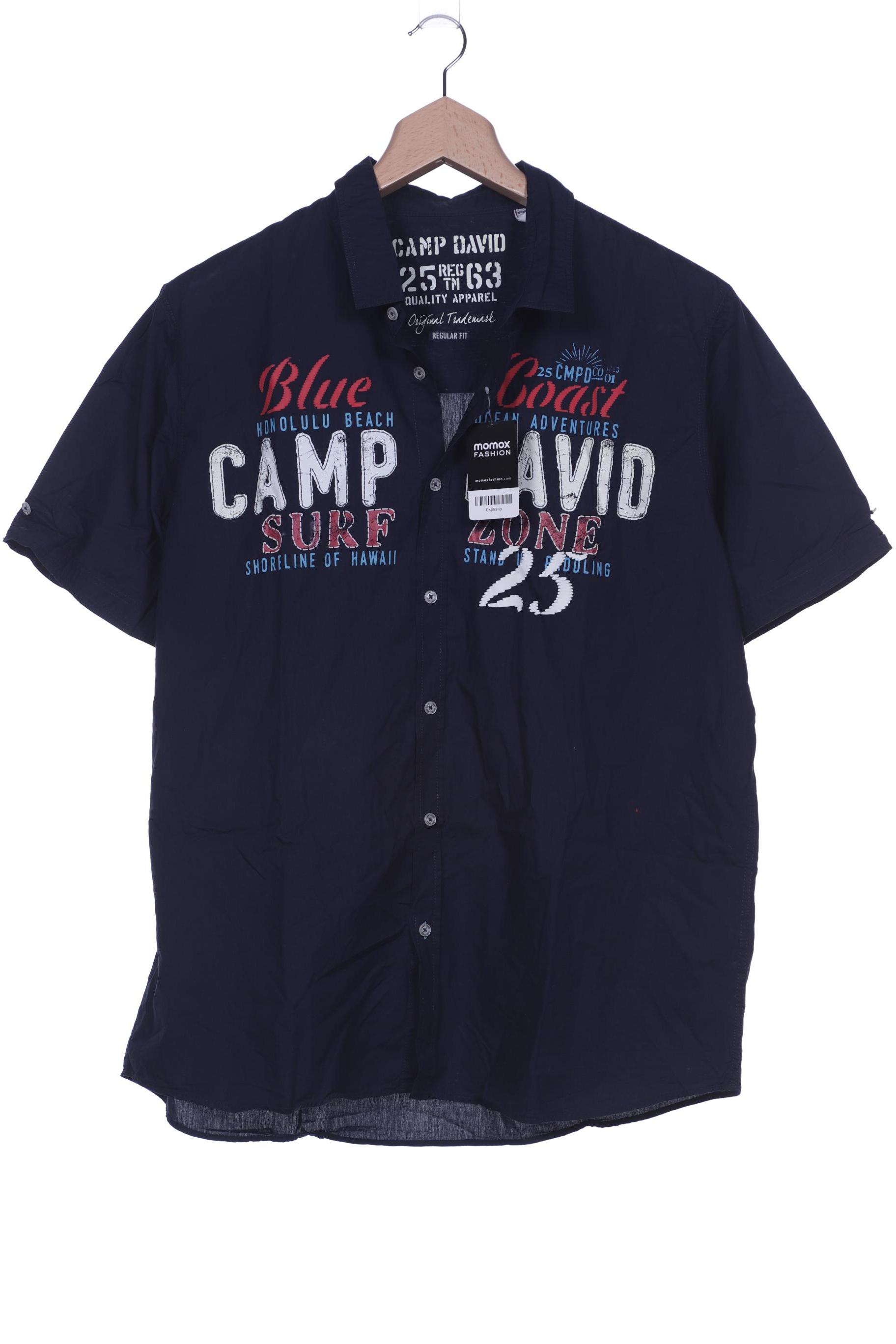 

Camp David Herren Hemd, marineblau, Gr. 58