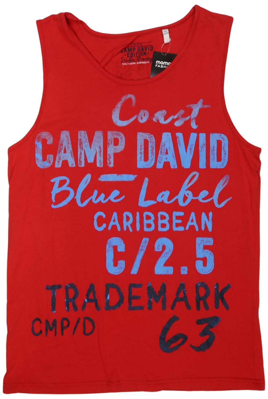 

Camp David Herren T-Shirt, rot, Gr. 52