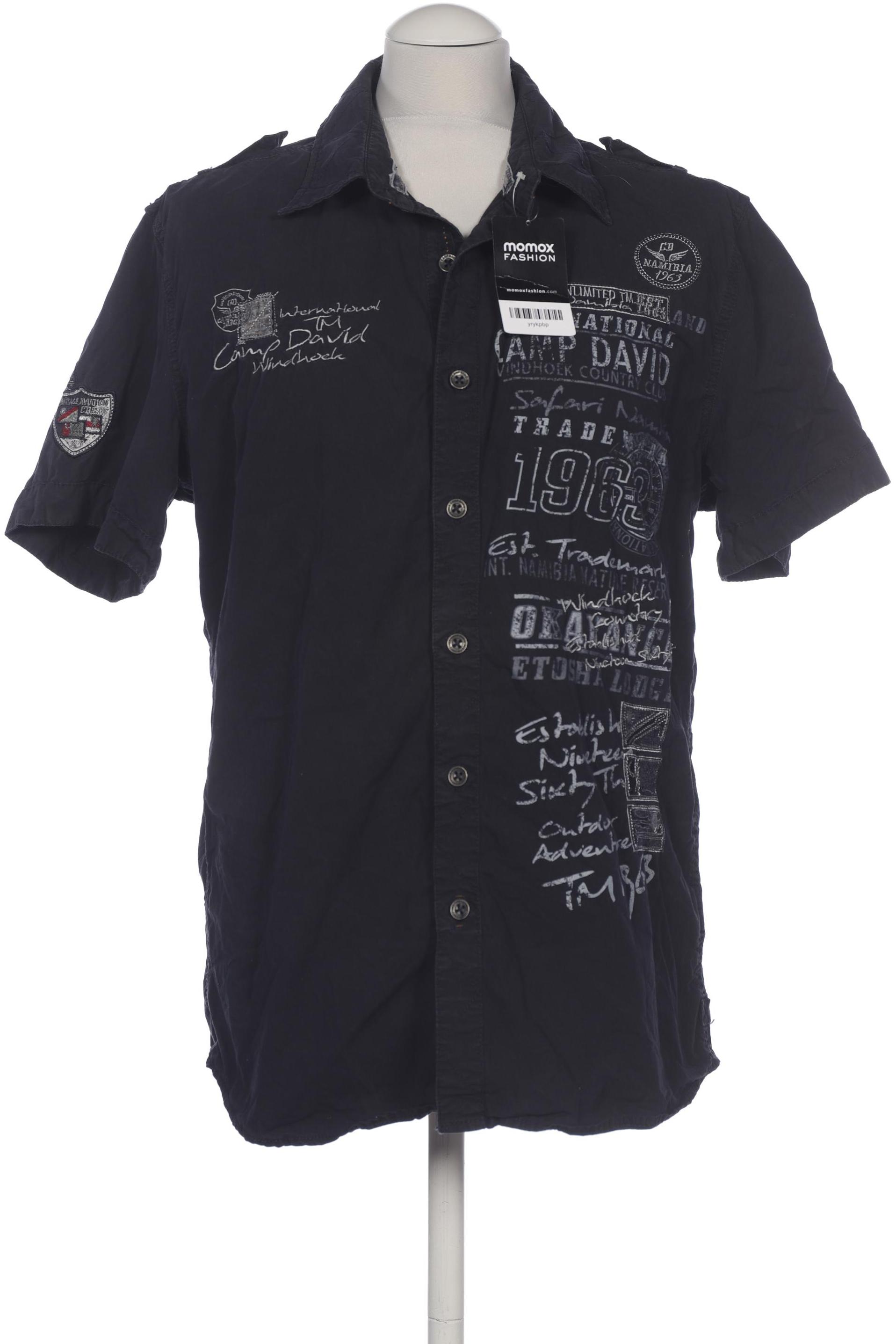 

Camp David Herren Hemd, marineblau, Gr. 48