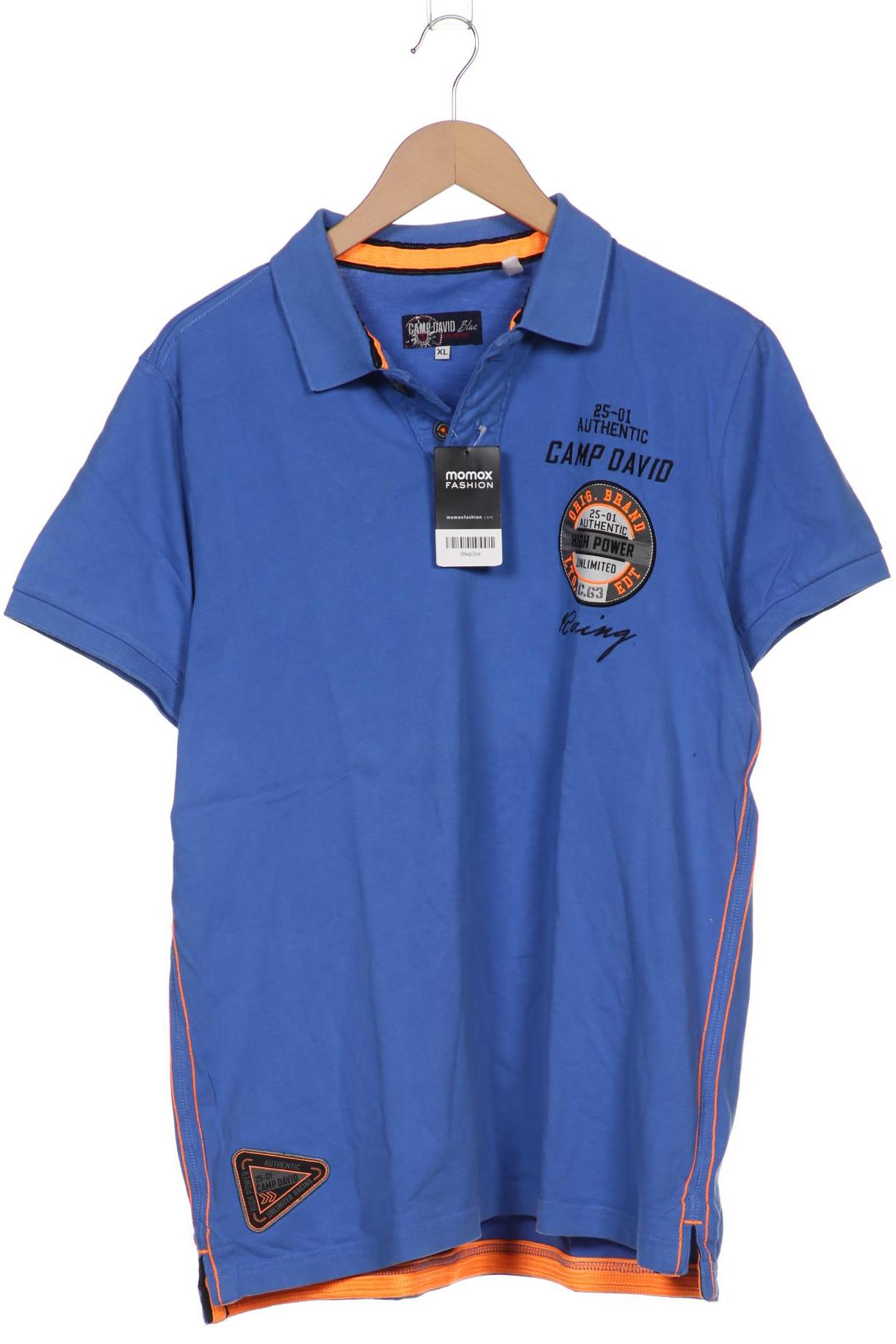 

Camp David Herren Poloshirt, blau