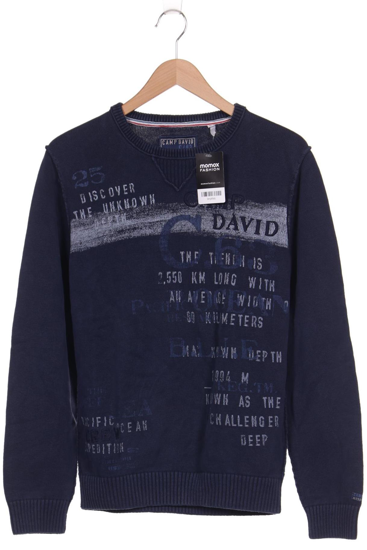 

Camp David Herren Pullover, marineblau