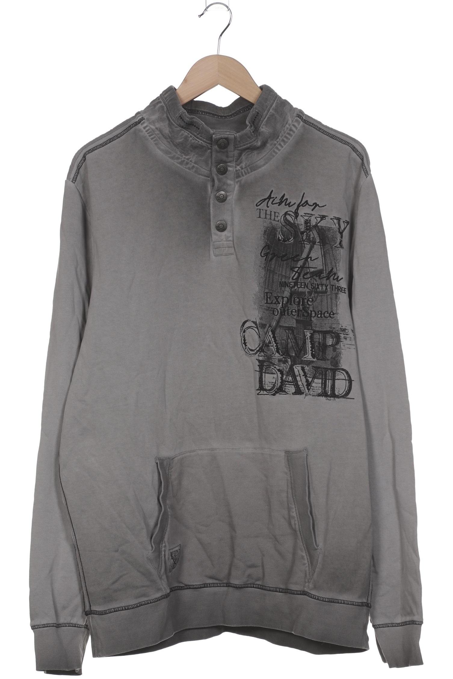 

Camp David Herren Sweatshirt, grau, Gr. 56
