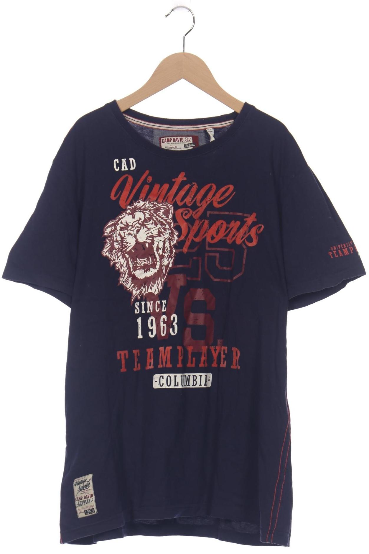

Camp David Herren T-Shirt, marineblau, Gr. 54