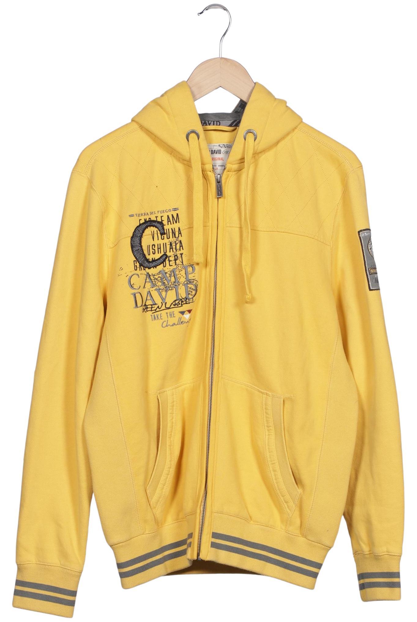

Camp David Herren Kapuzenpullover, gelb, Gr. 48