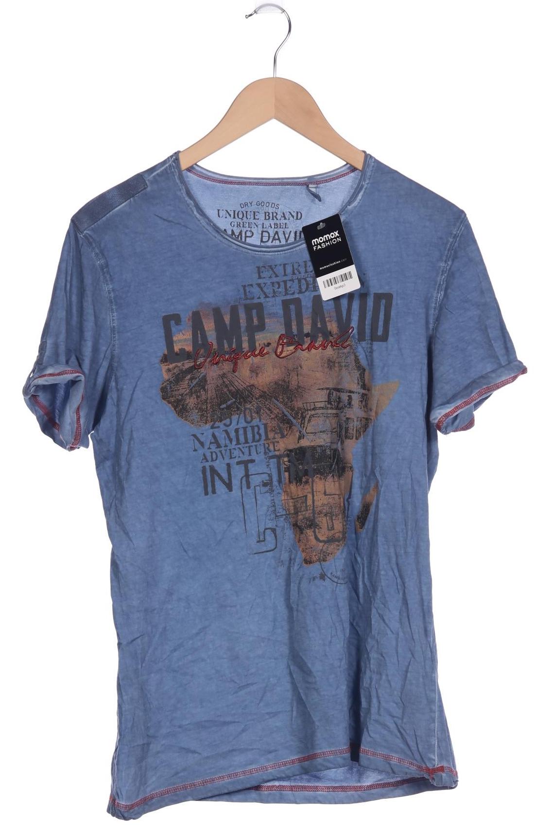 

Camp David Herren T-Shirt, blau, Gr. 48