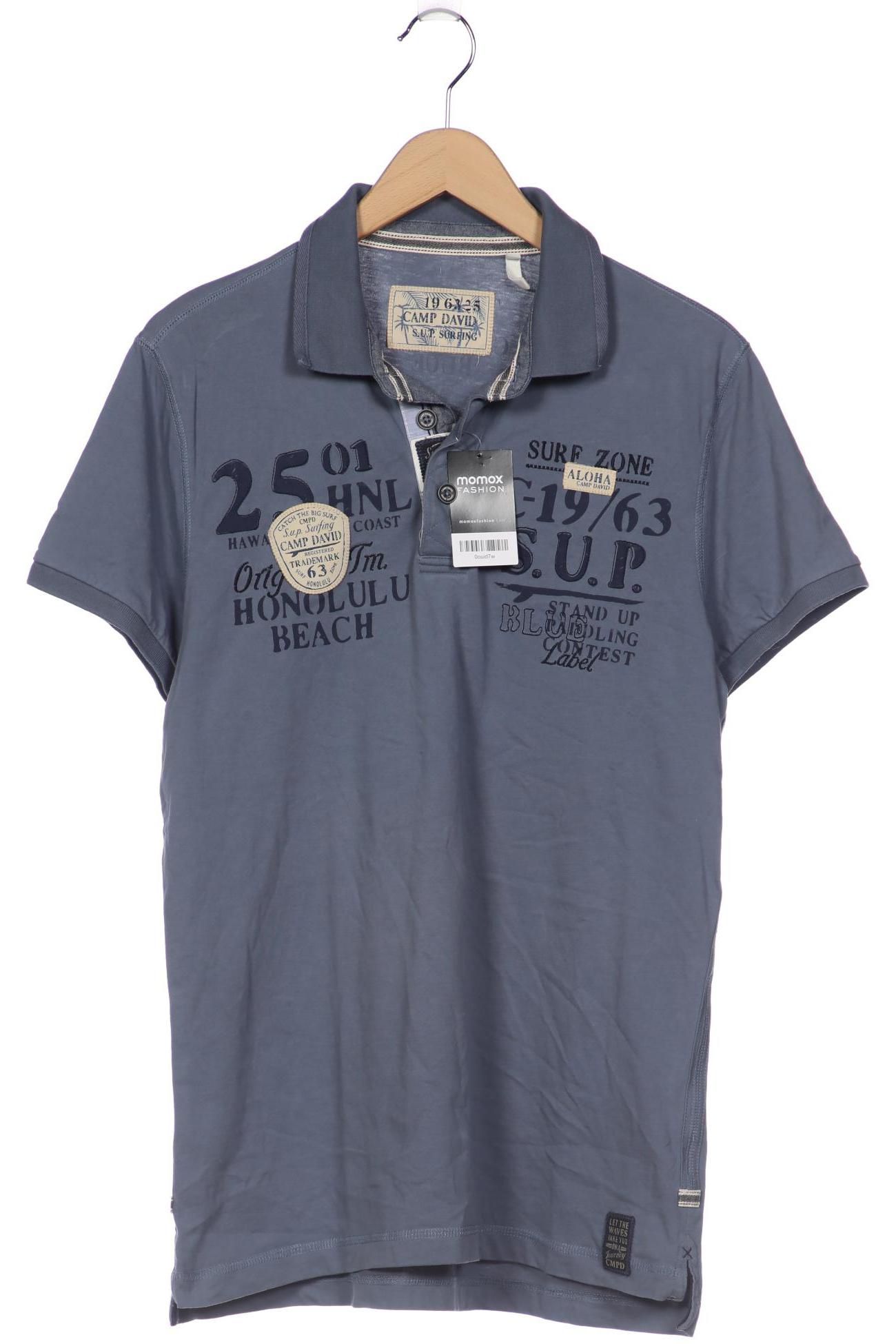

Camp David Herren Poloshirt, blau