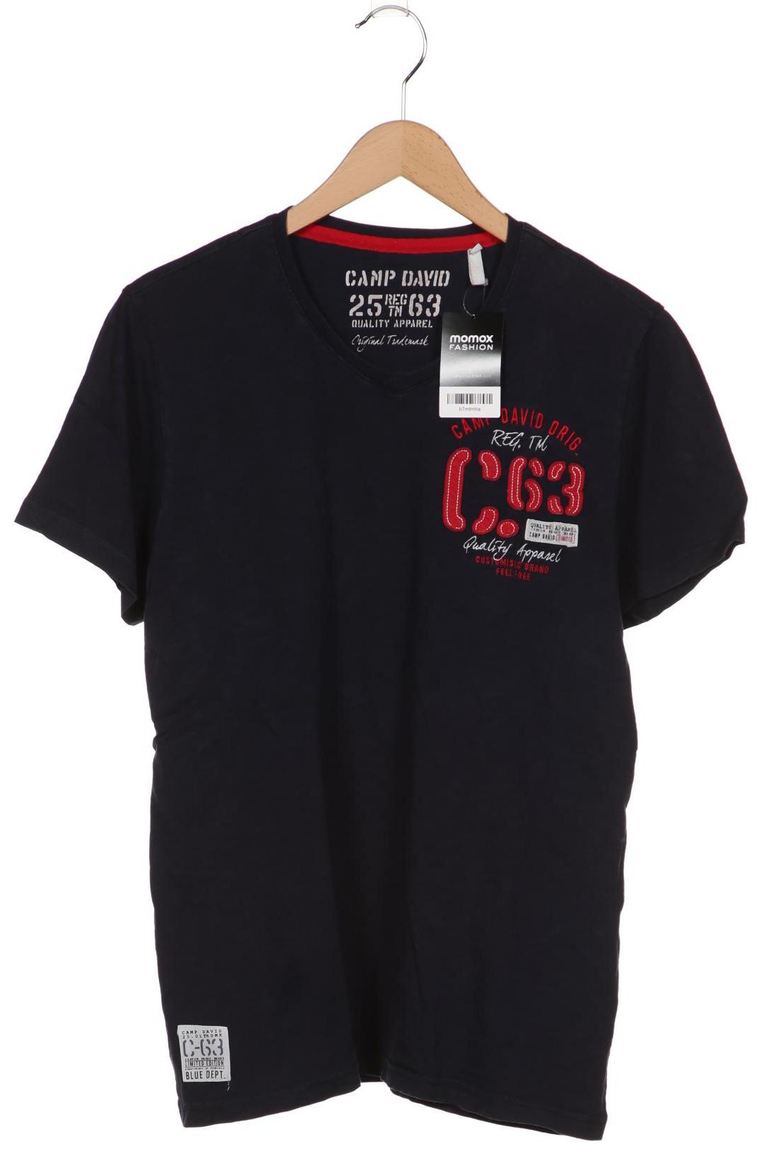 

Camp David Herren T-Shirt, marineblau, Gr. 48