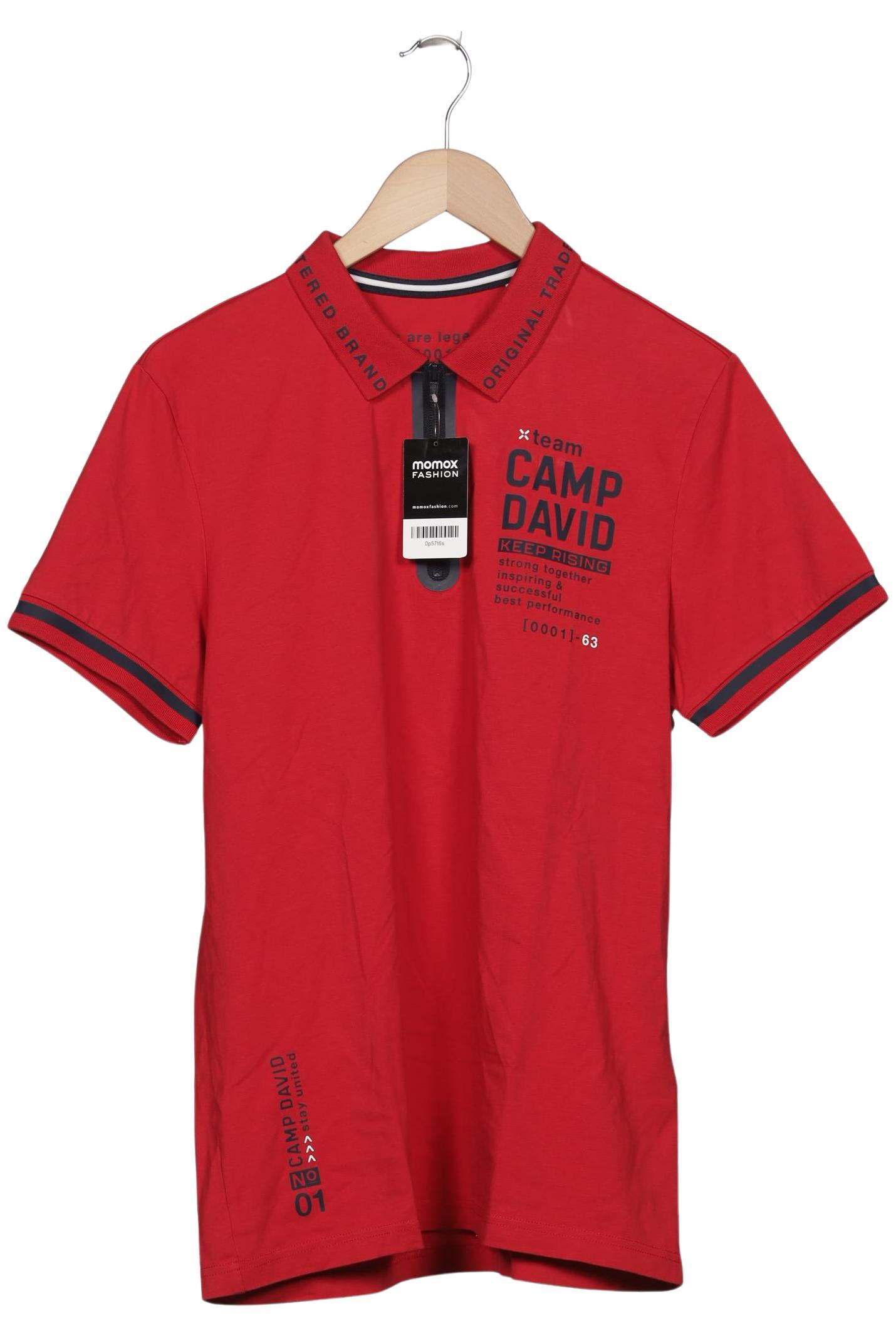 

Camp David Herren Poloshirt, rot, Gr. 48