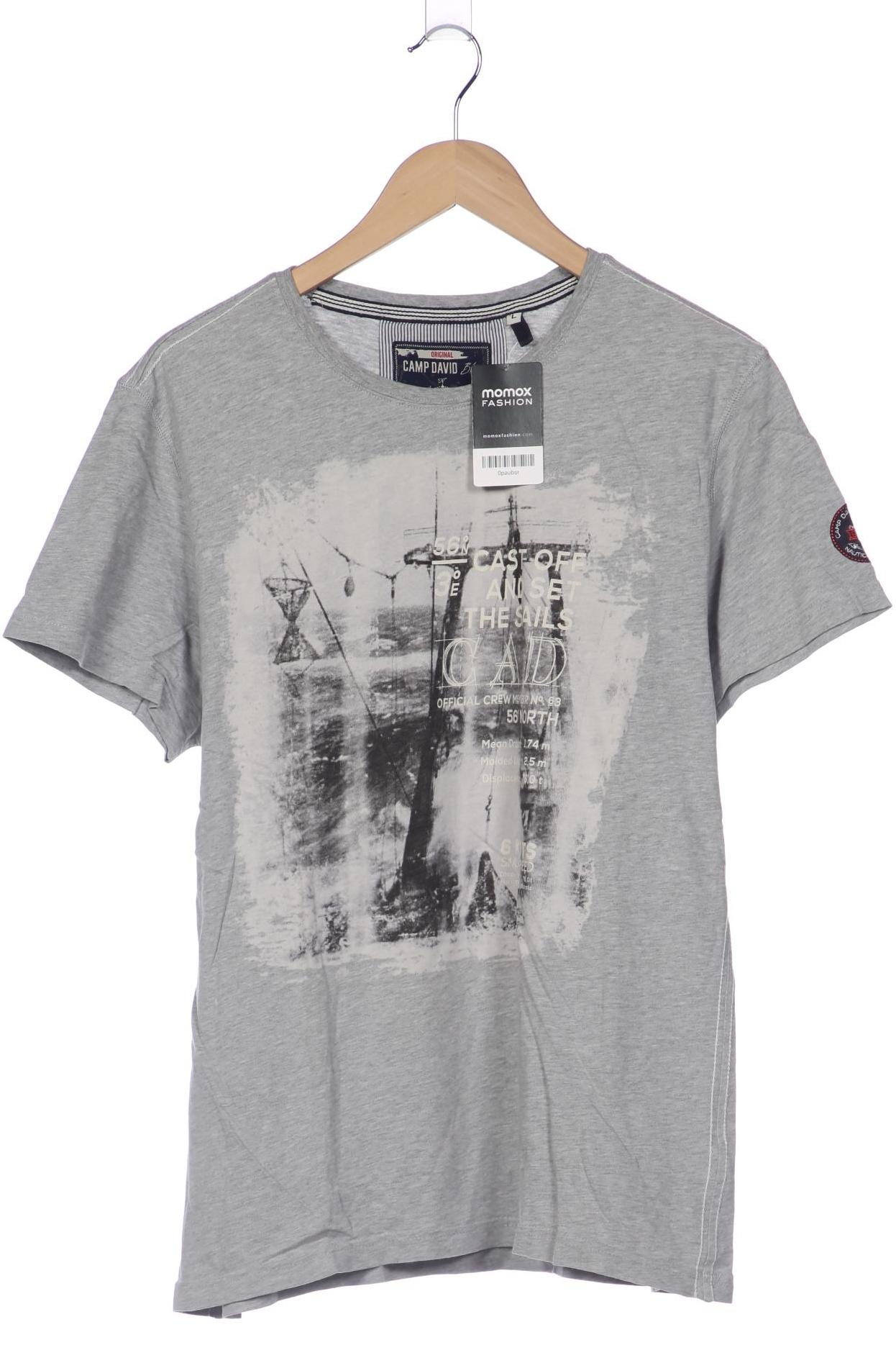 

Camp David Herren T-Shirt, grau, Gr. 52