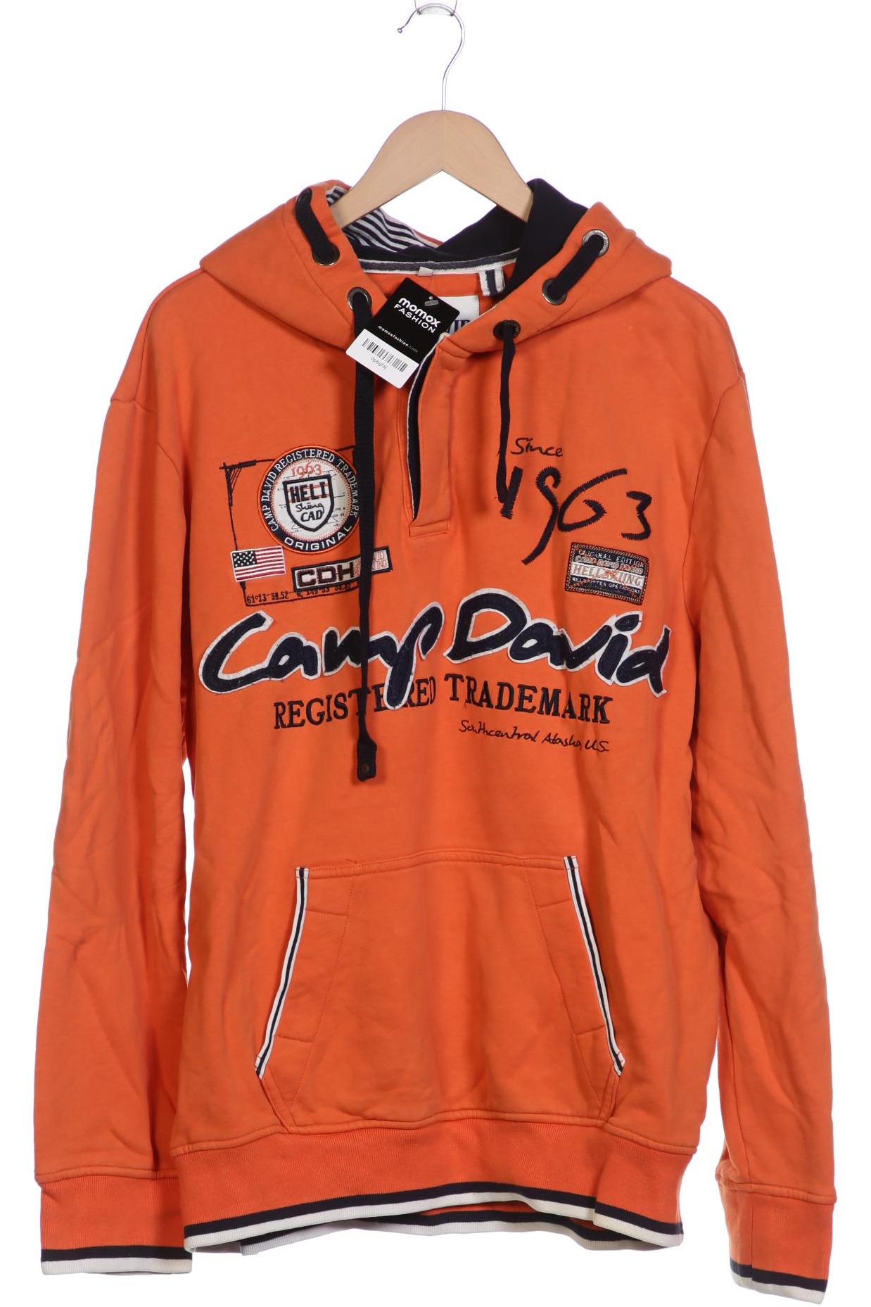 

Camp David Herren Kapuzenpullover, orange