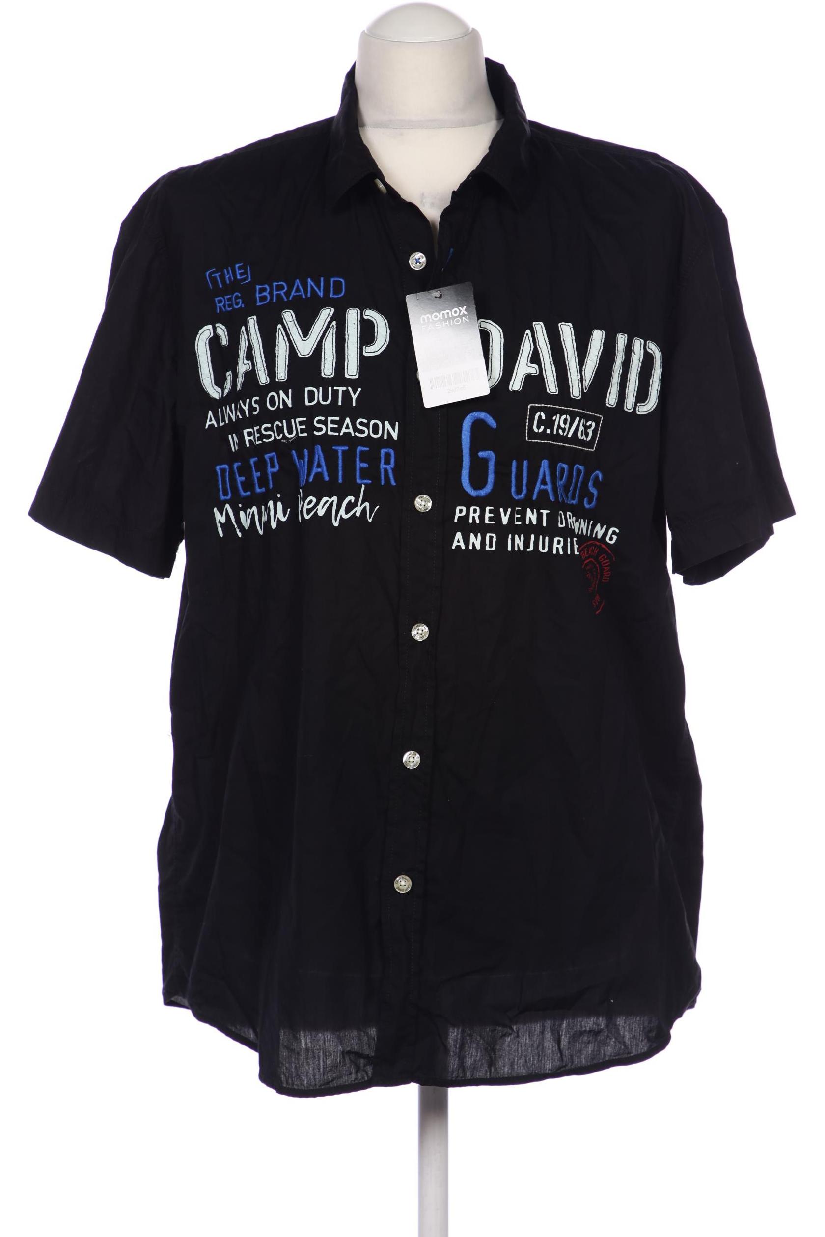 

Camp David Herren Hemd, schwarz