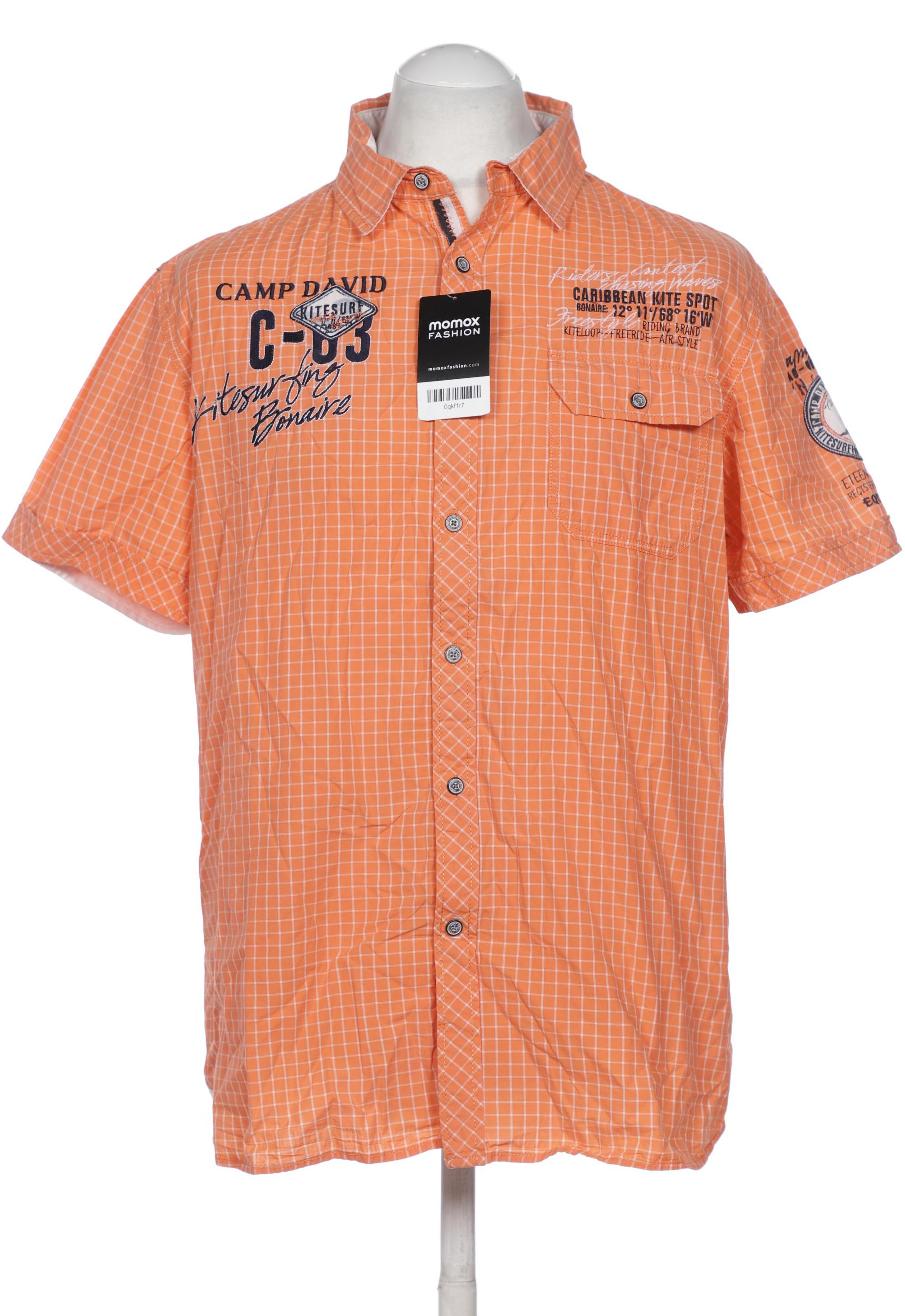 

Camp David Herren Hemd, orange
