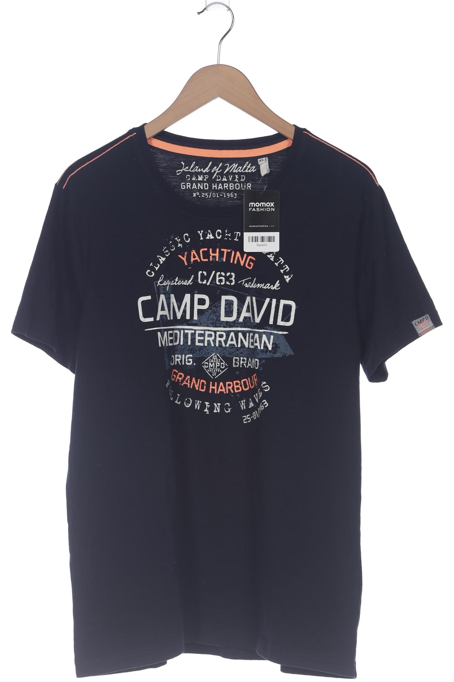 

Camp David Herren T-Shirt, marineblau, Gr. 54