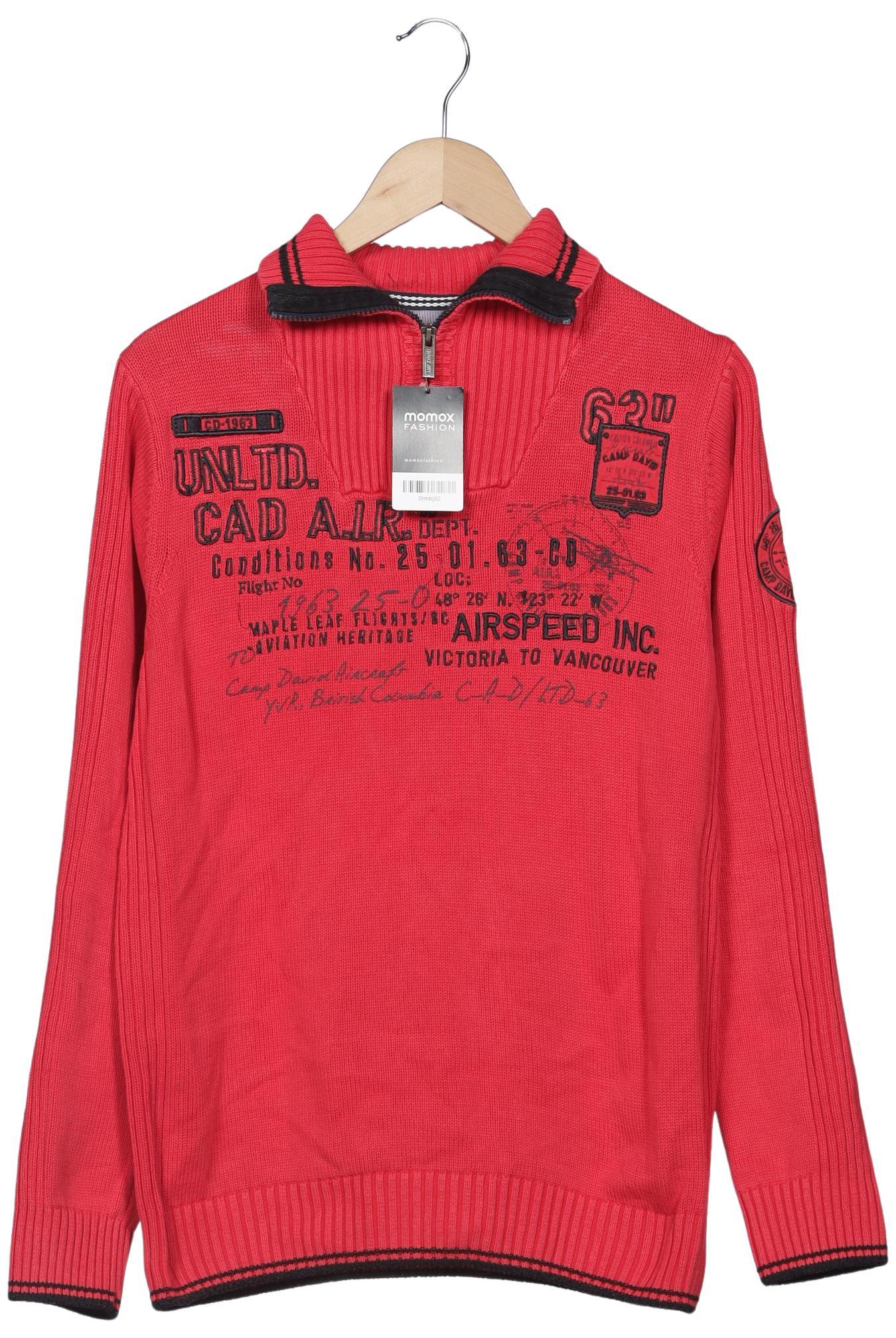 

Camp David Herren Pullover, rot, Gr. 46