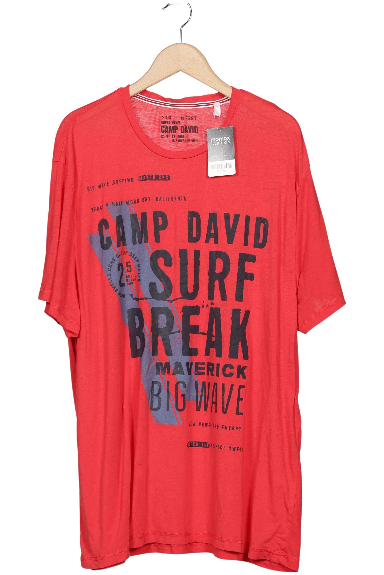 Thumbnail - Camp David Herren T-Shirt, rot, Gr. 60
