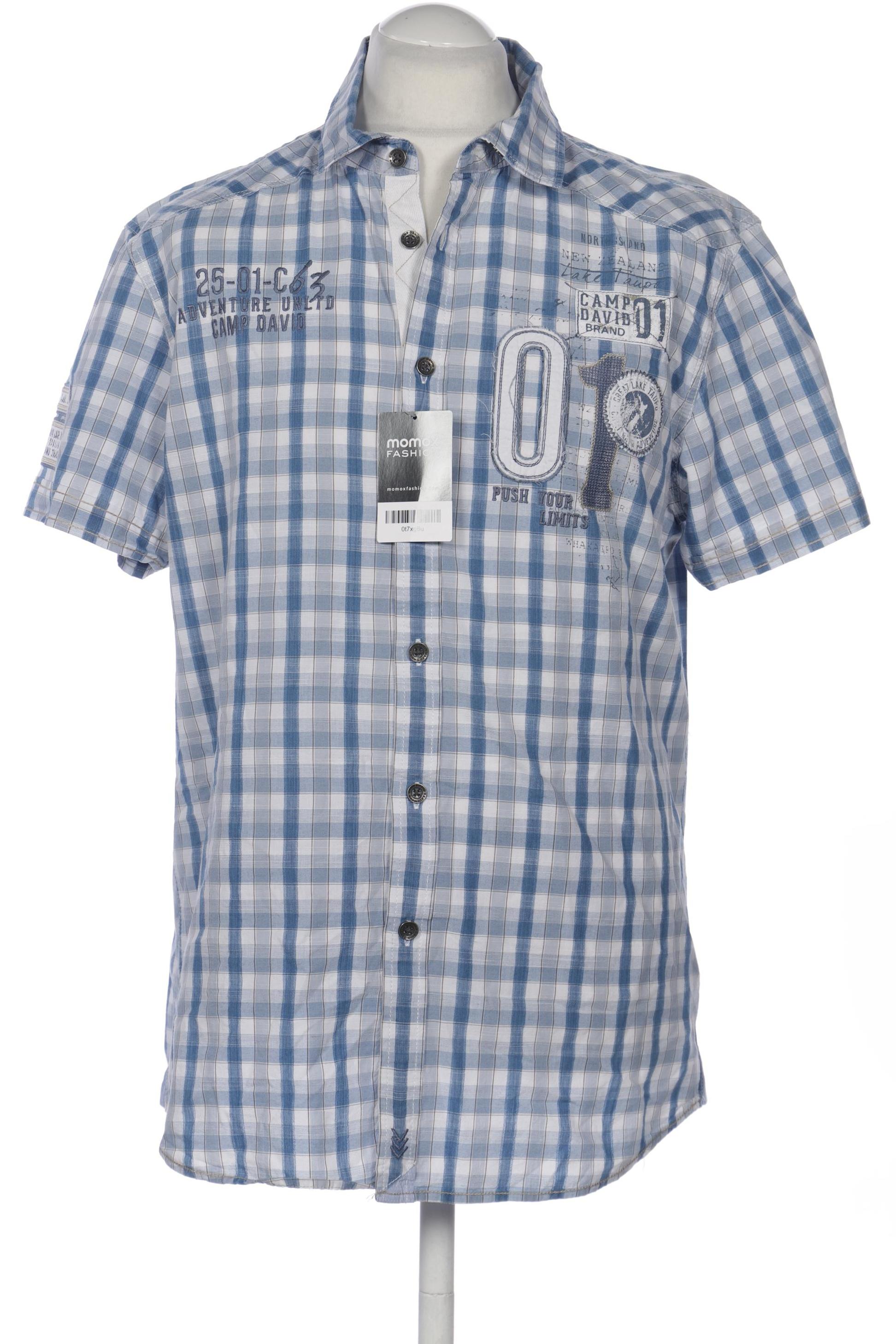 

Camp David Herren Hemd, blau