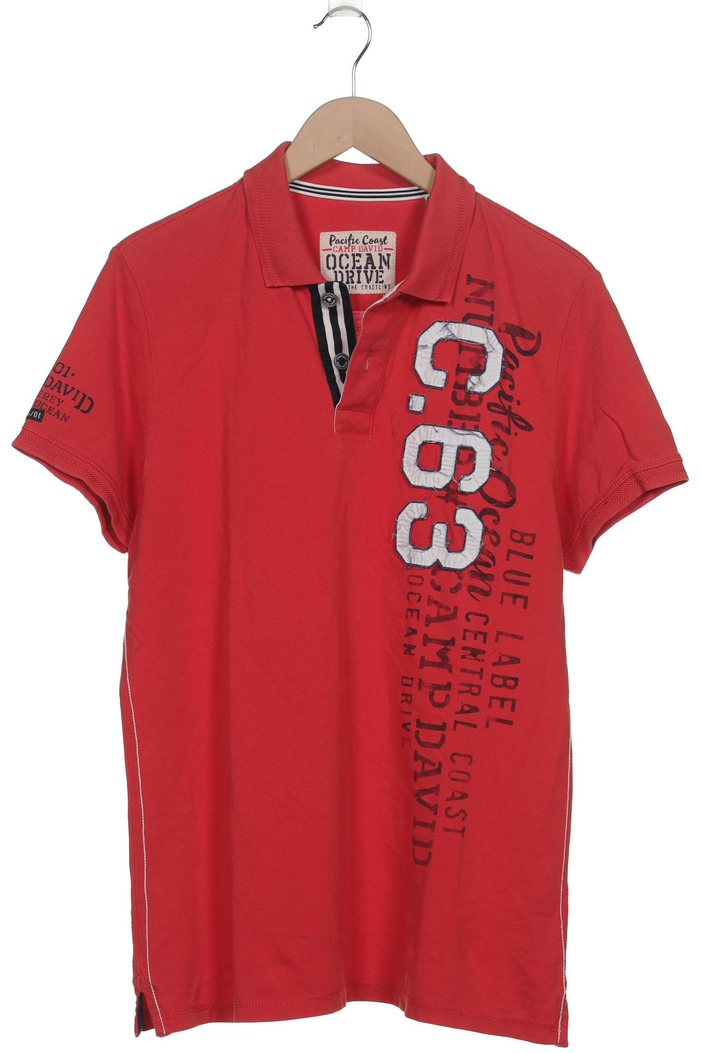 

Camp David Herren Poloshirt, rot, Gr. 48