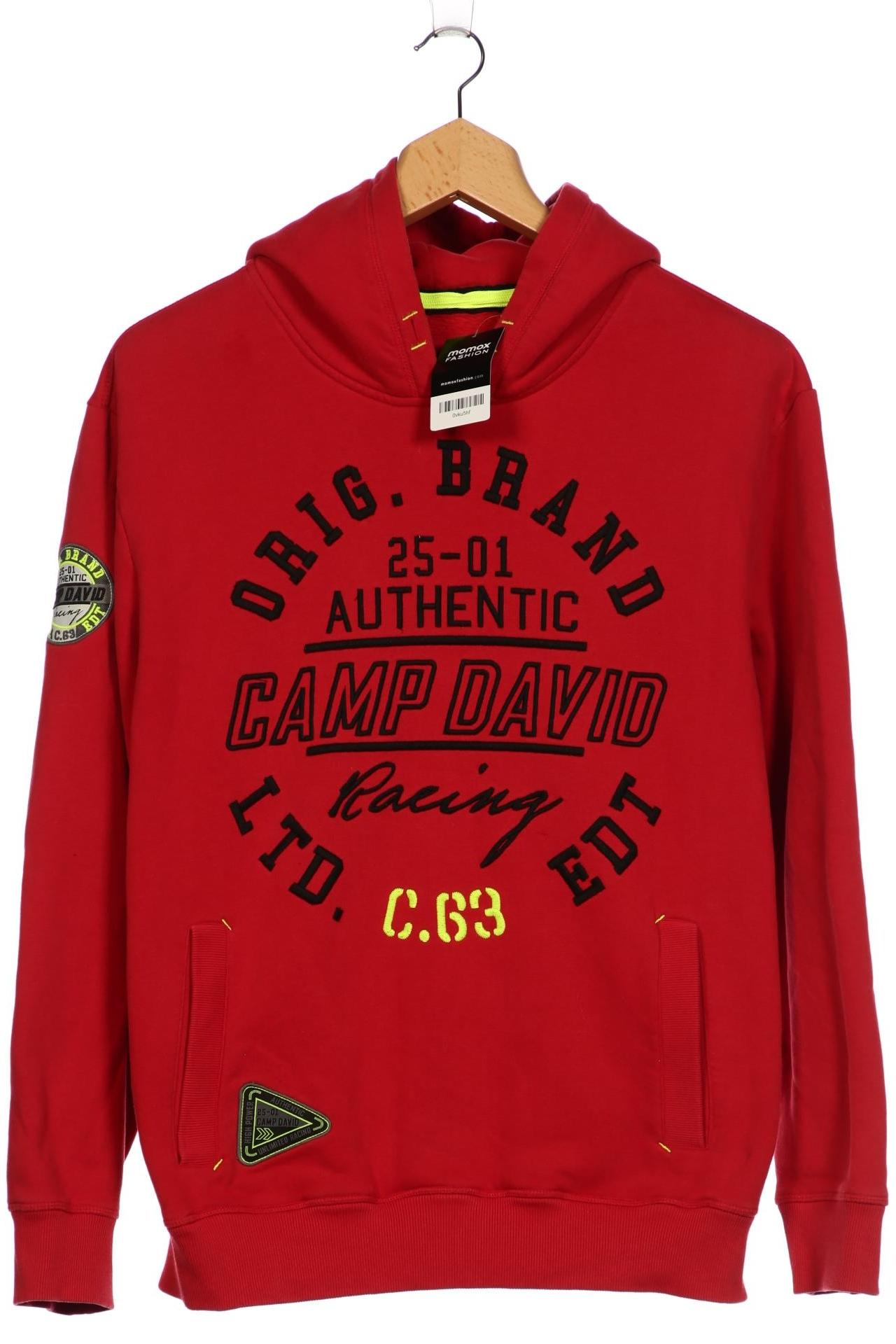 

Camp David Herren Kapuzenpullover, rot, Gr. 58