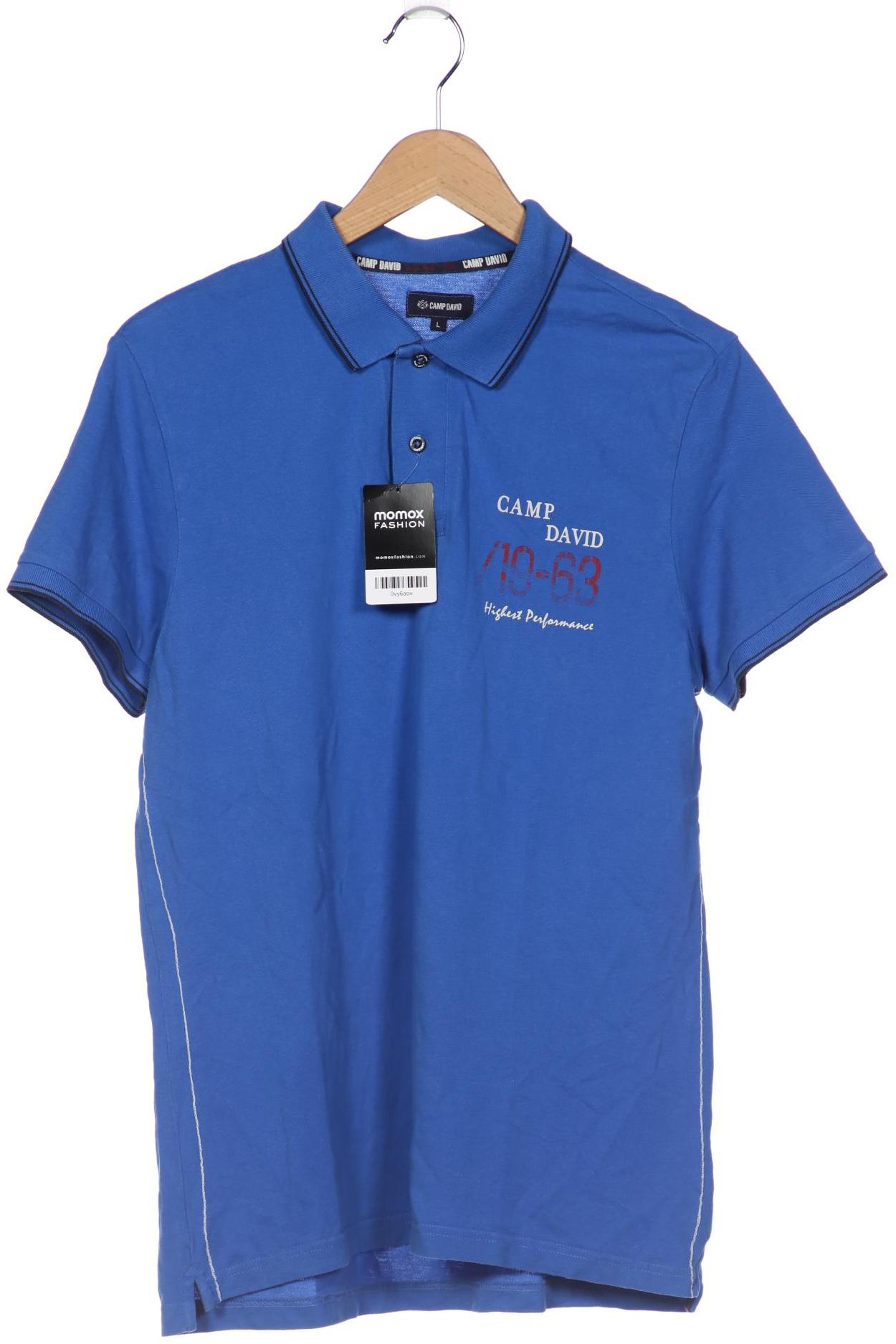 

Camp David Herren Poloshirt, blau