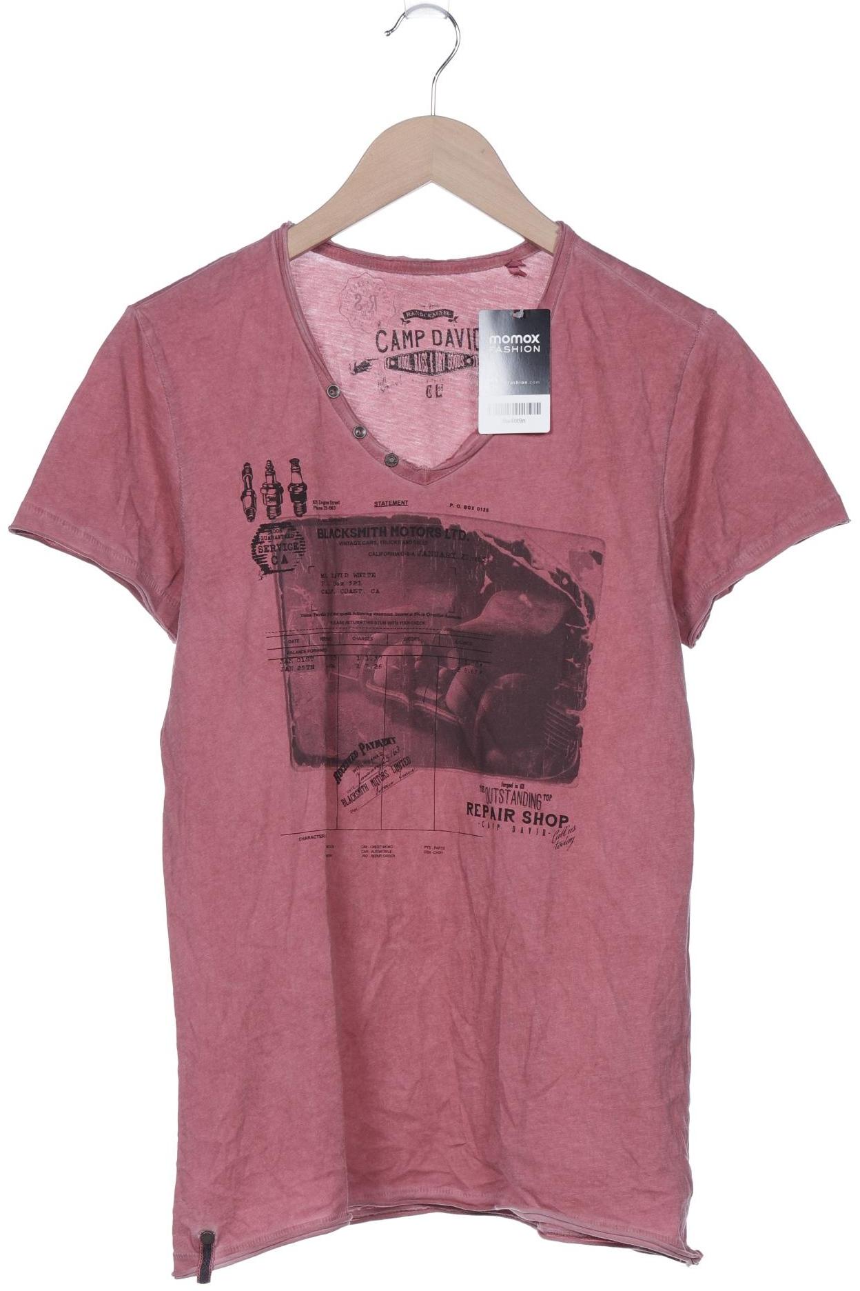 

Camp David Herren T-Shirt, pink, Gr. 46