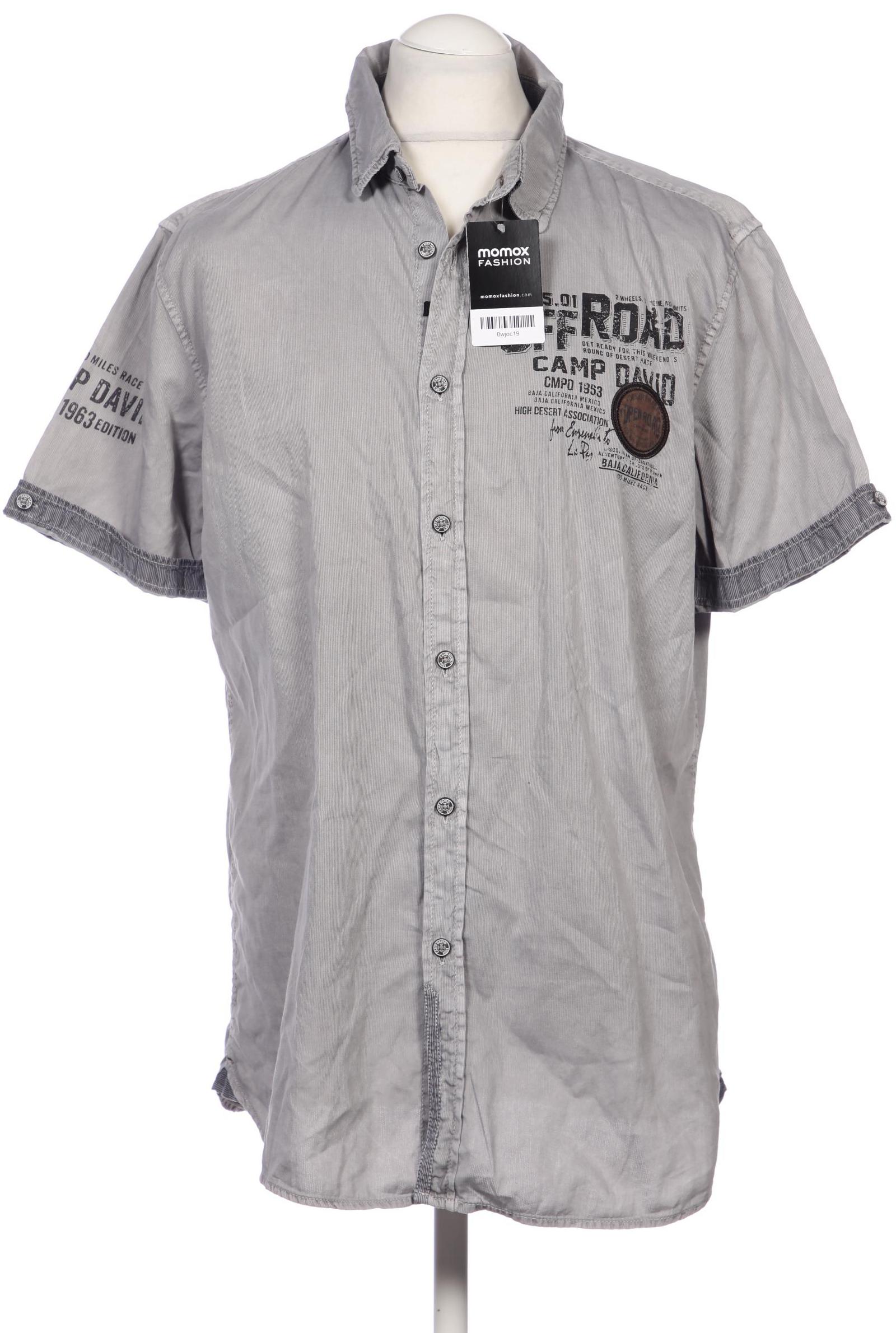 

Camp David Herren Hemd, grau